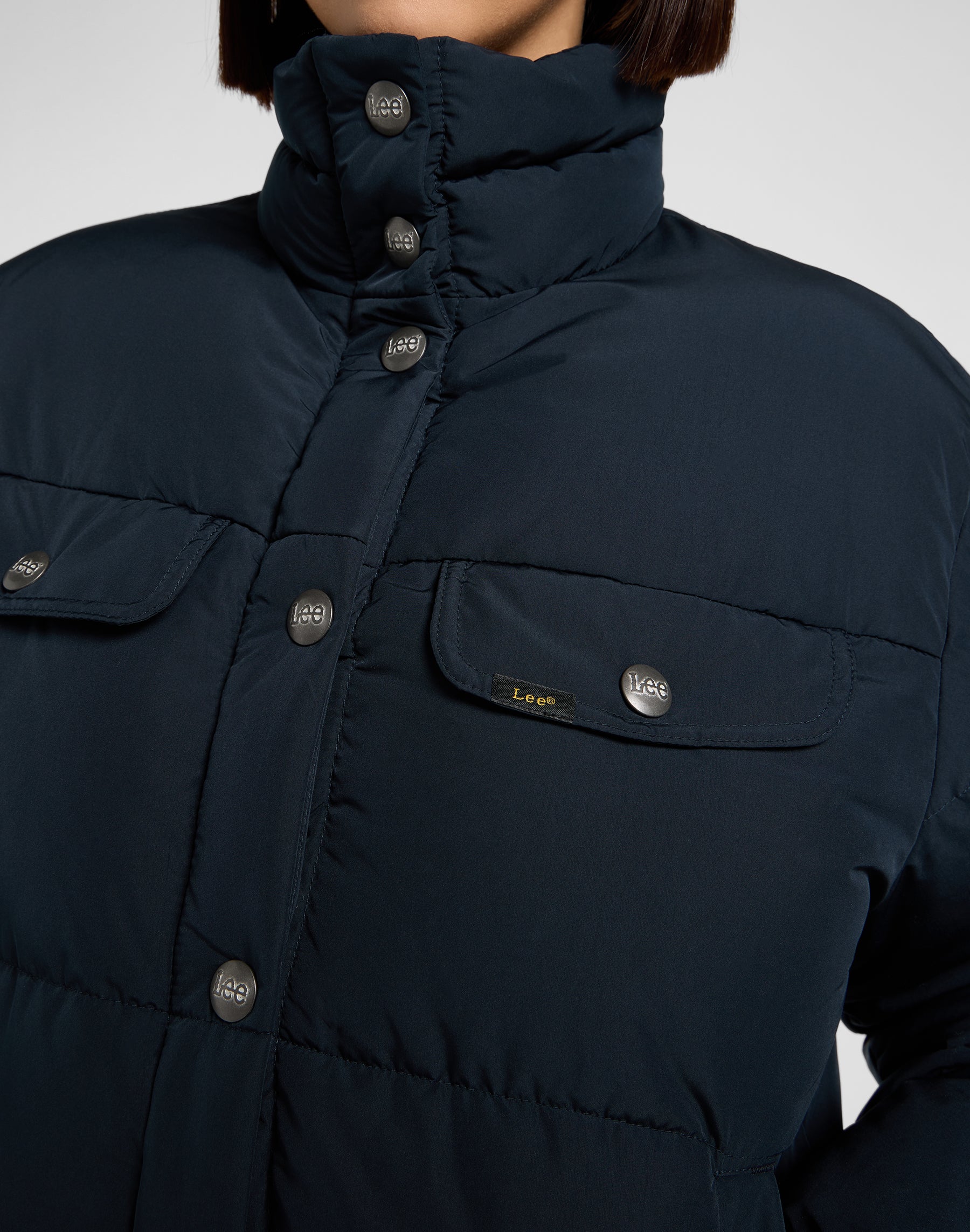 Giacca Rider Puffer in Nero Giacche Lee