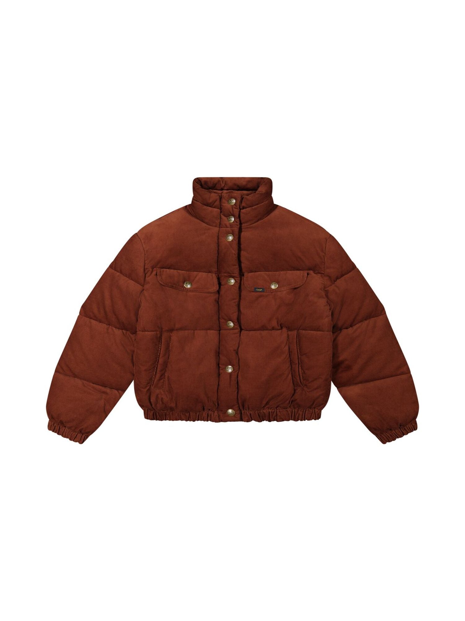 Giacca Rider Puffer in Luxe Brown