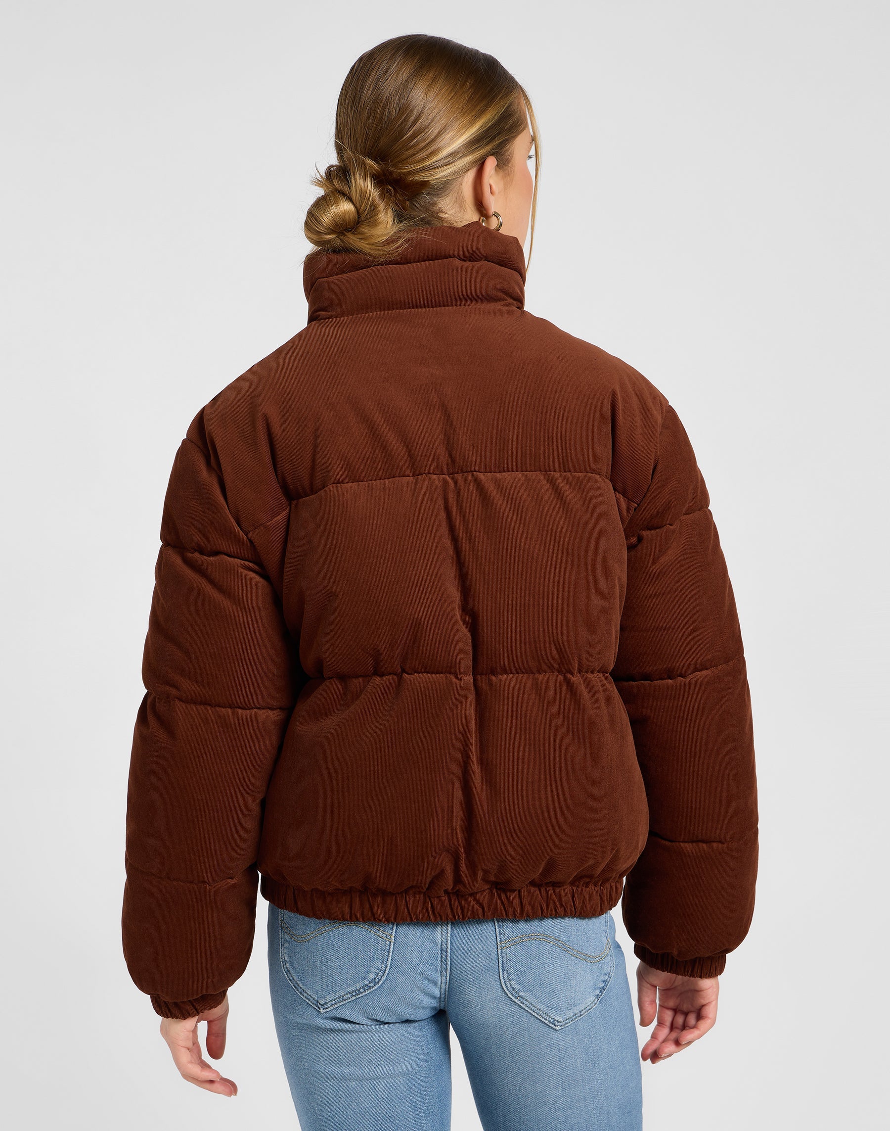 Giacca Rider Puffer in Luxe Brown Giacche Lee