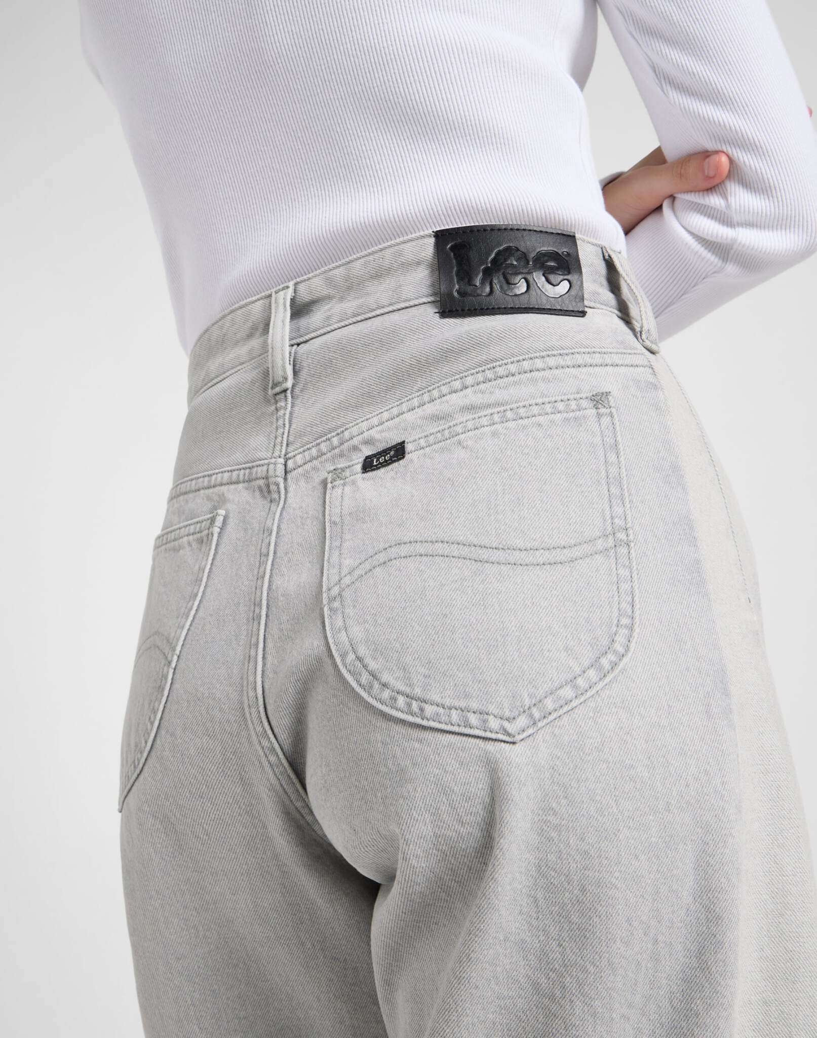 Rider Barrel in Jeans grigio crepuscolo Lee