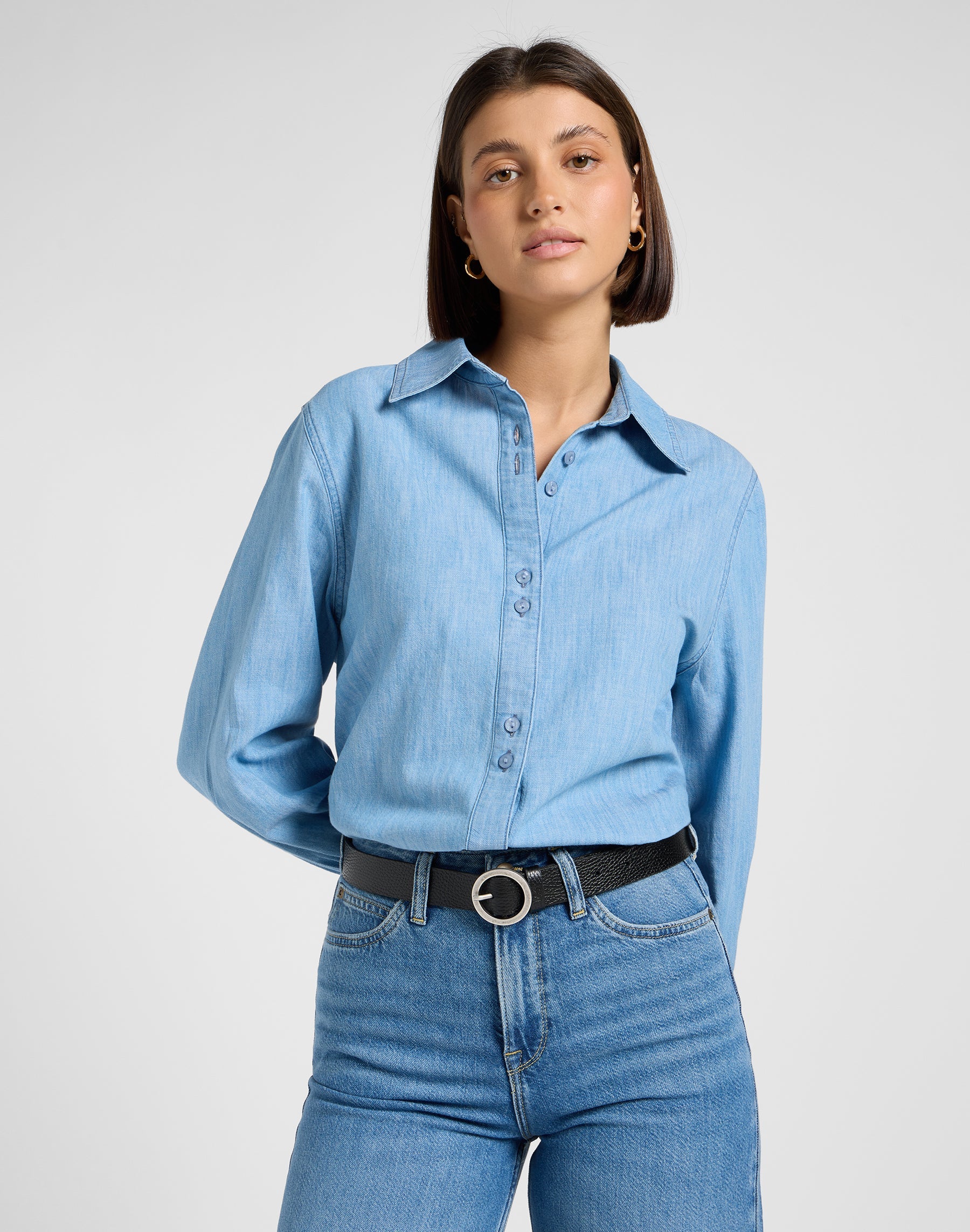 Camicia con maniche a palloncino in Never Ages Shirts Lee