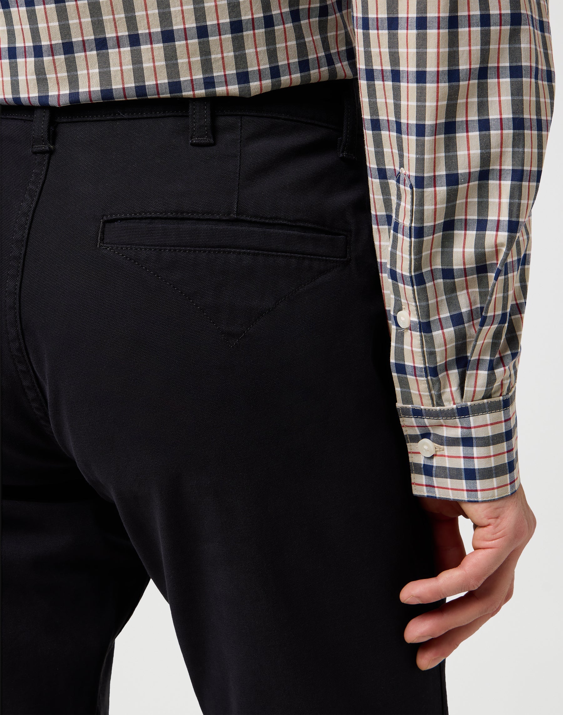 Chino regolare in pantaloni neri Wrangler