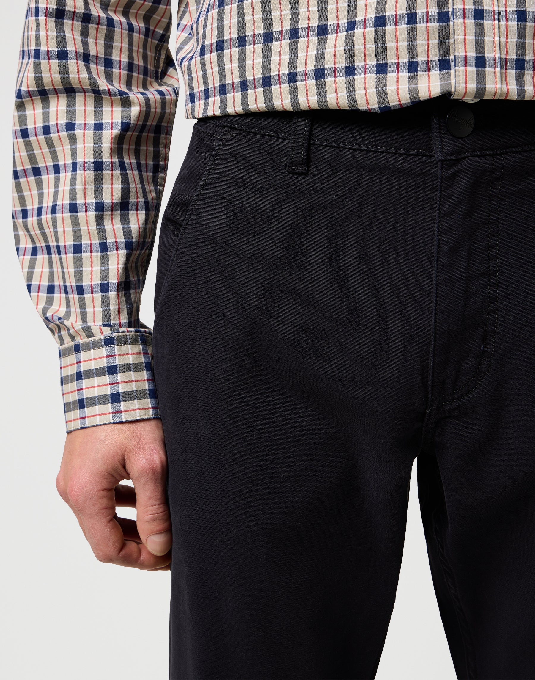Chino regolare in pantaloni neri Wrangler