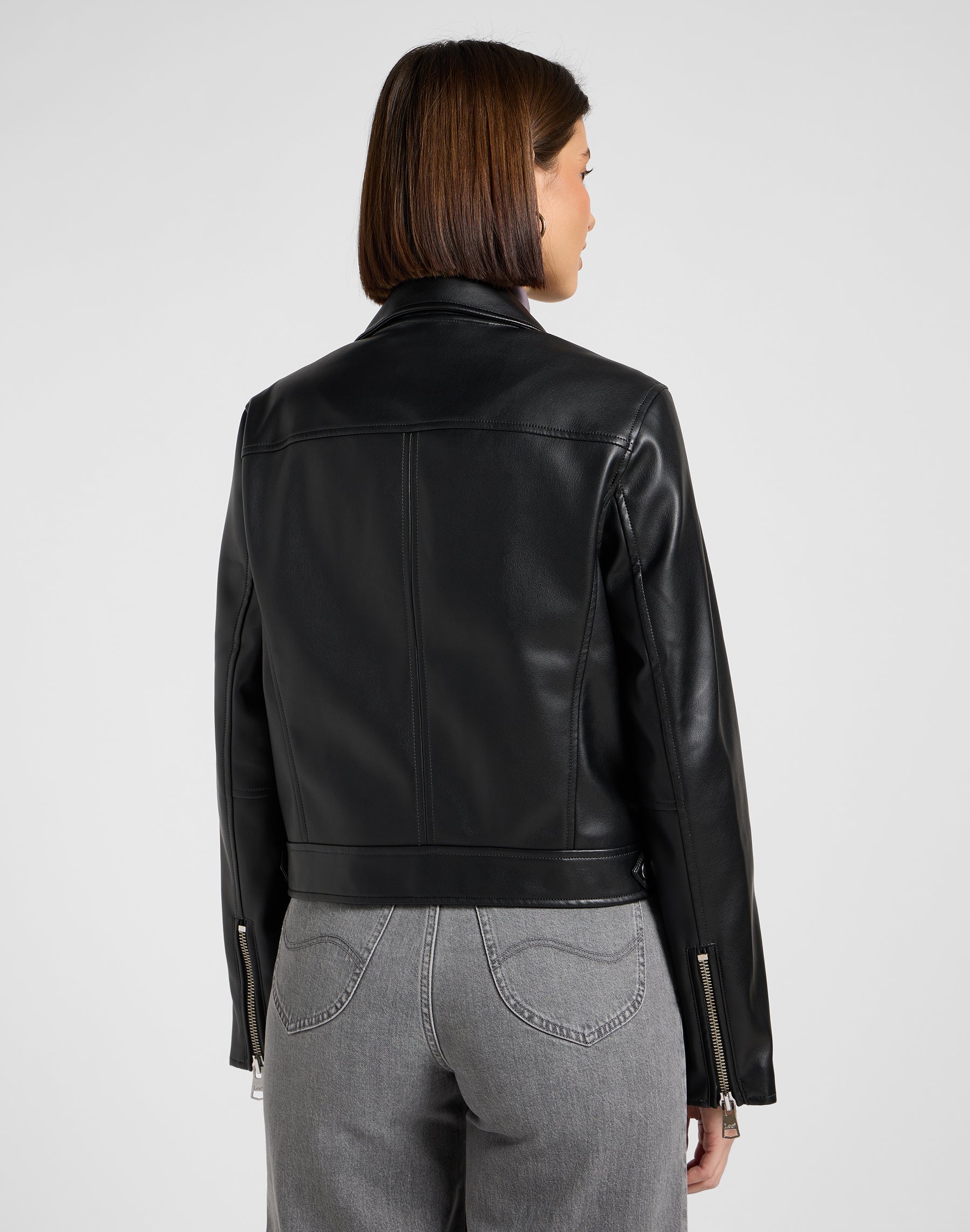 Giacca Moto in Nero Giacche Lee