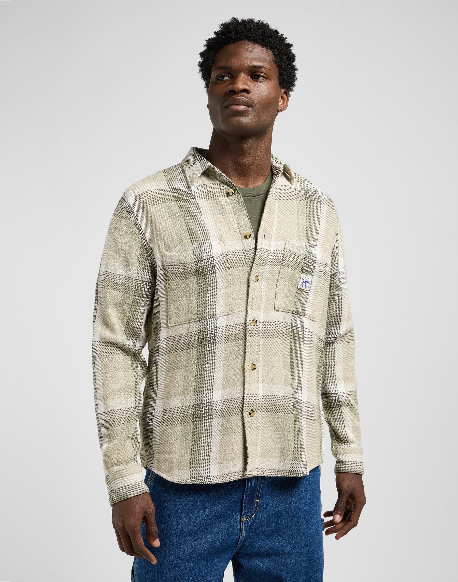 Camicia da lavoro 2.0 in Oak Moss Plaid Shirts Lee