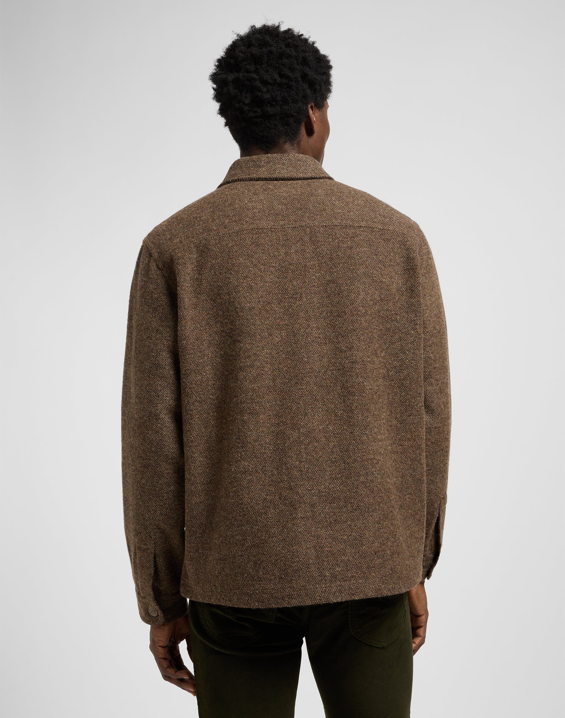 Camicia over in marrone Jaspe Shirts Lee