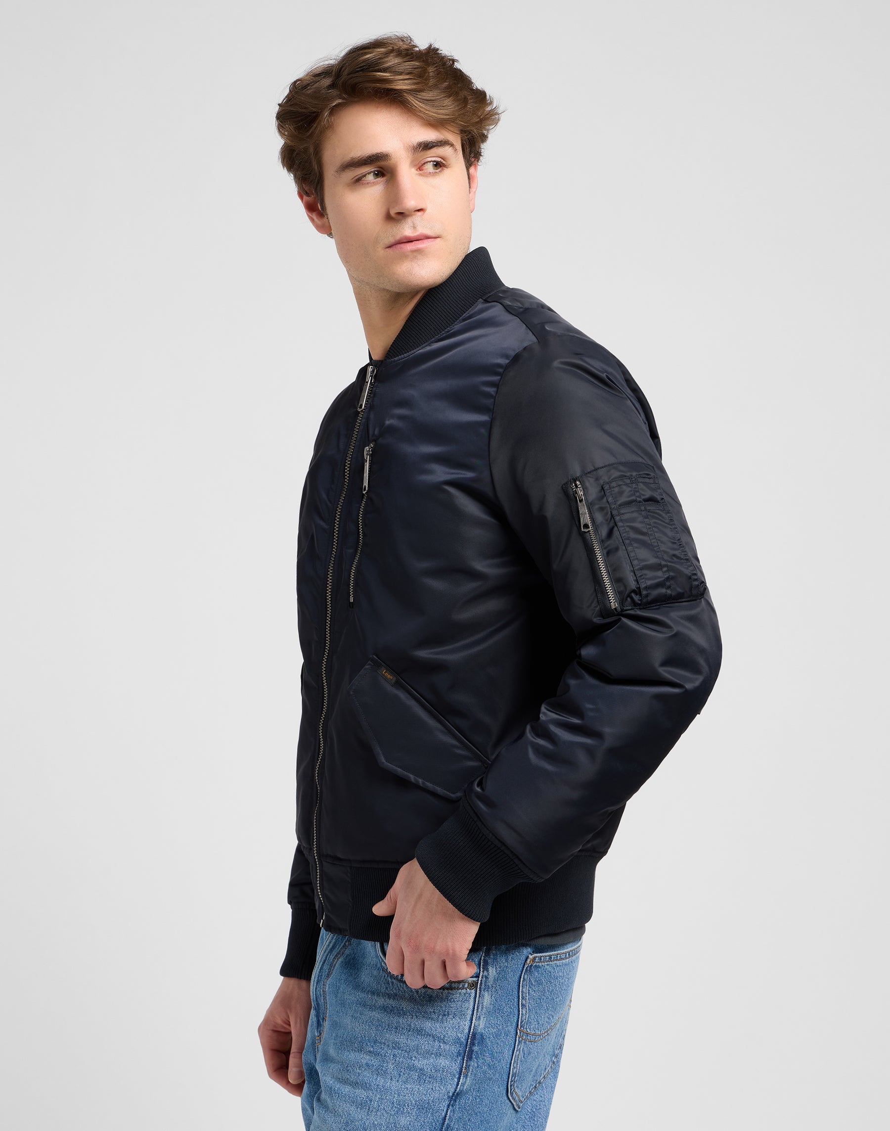 Giacca bomber in Nero Giacche Lee