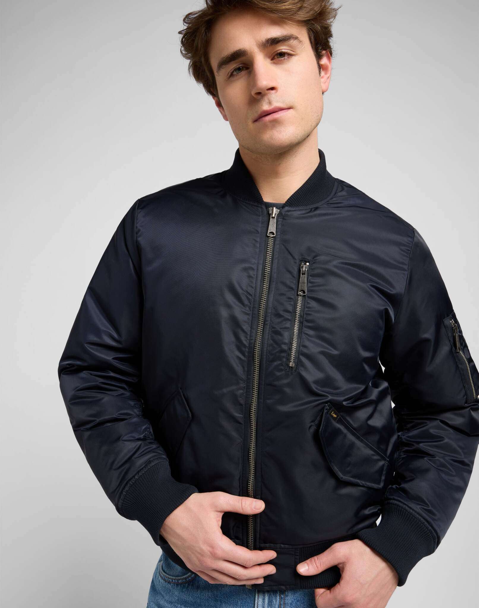 Giacca bomber in Nero Giacche Lee