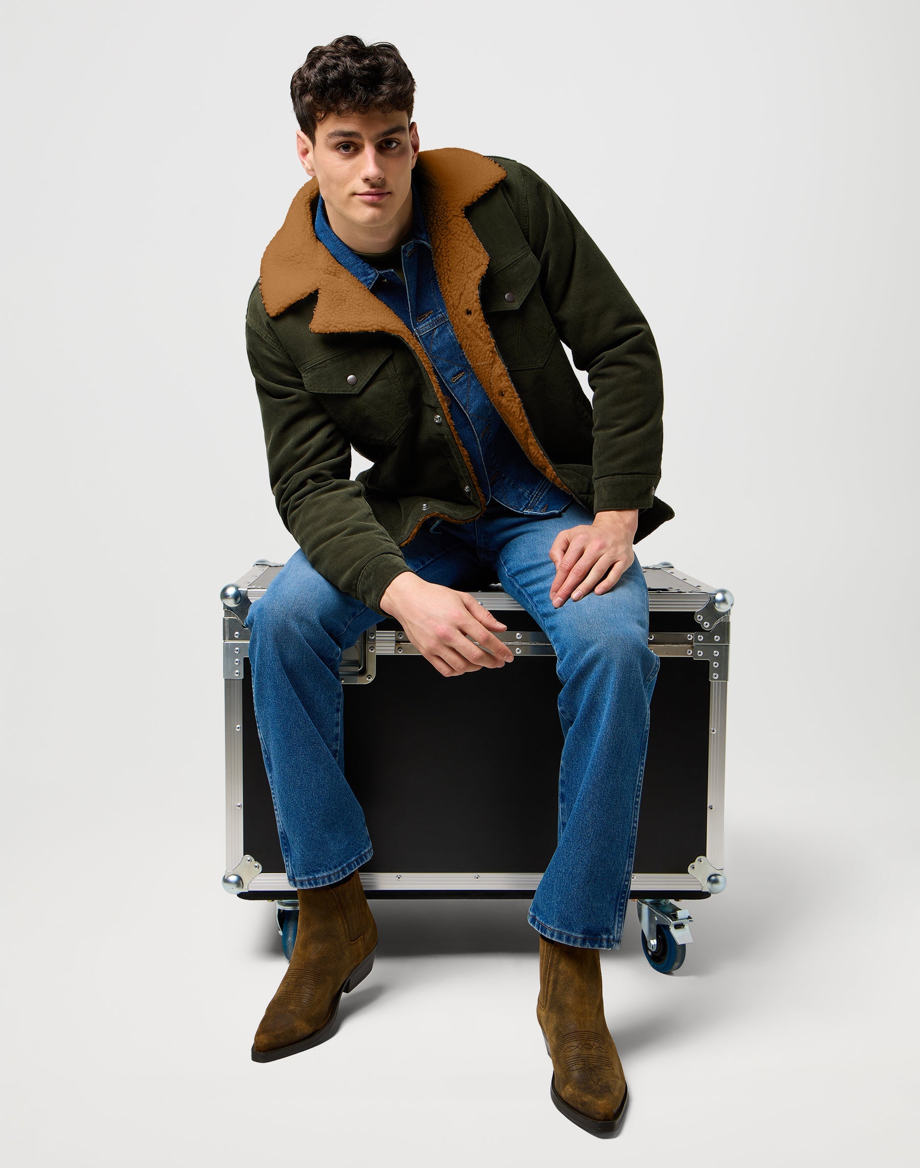 Cappotto Wrange in giacca notte foresta Wrangler