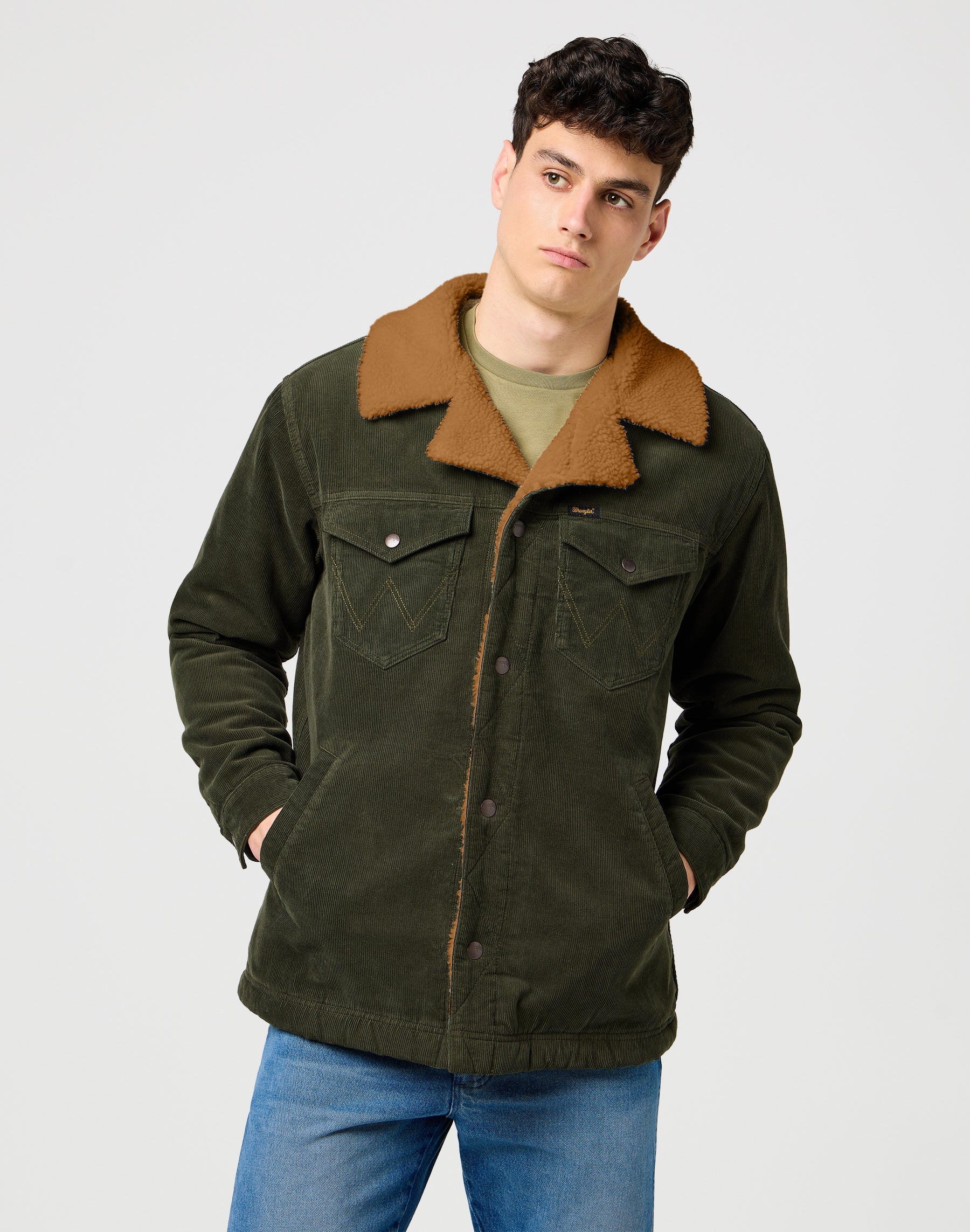 Cappotto Wrange in giacca notte foresta Wrangler