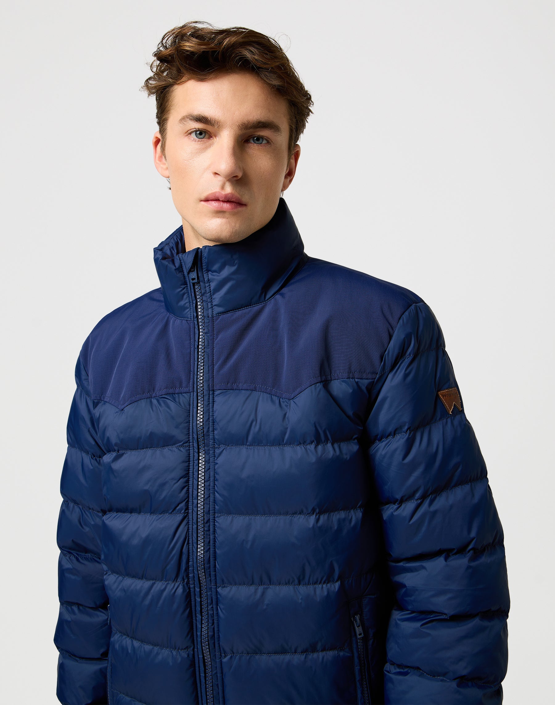 Imballabile Puffer in giacche Wrangler Navy