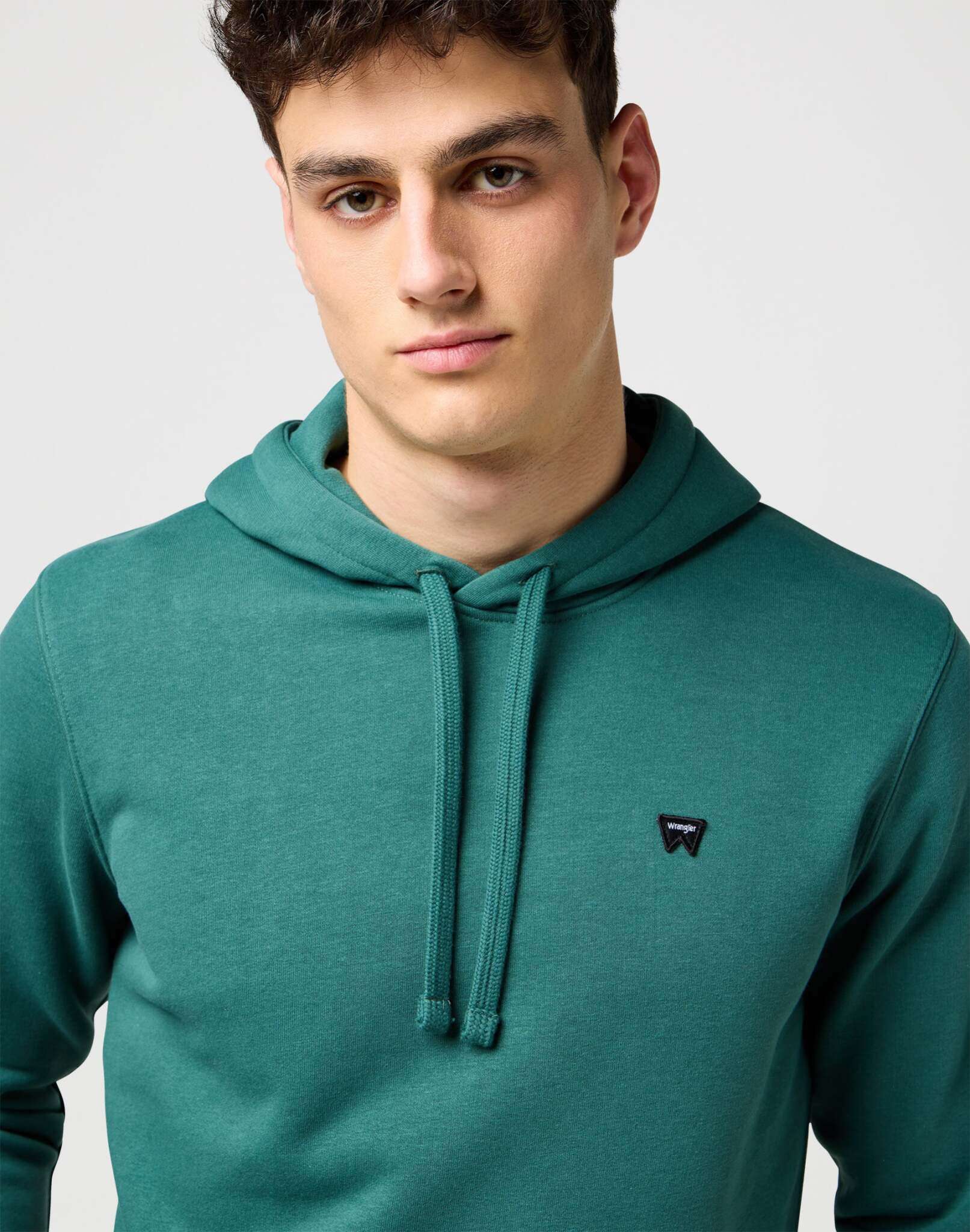 Felpa con cappuccio Sign Off in Bistro Green Hoodie Wrangler