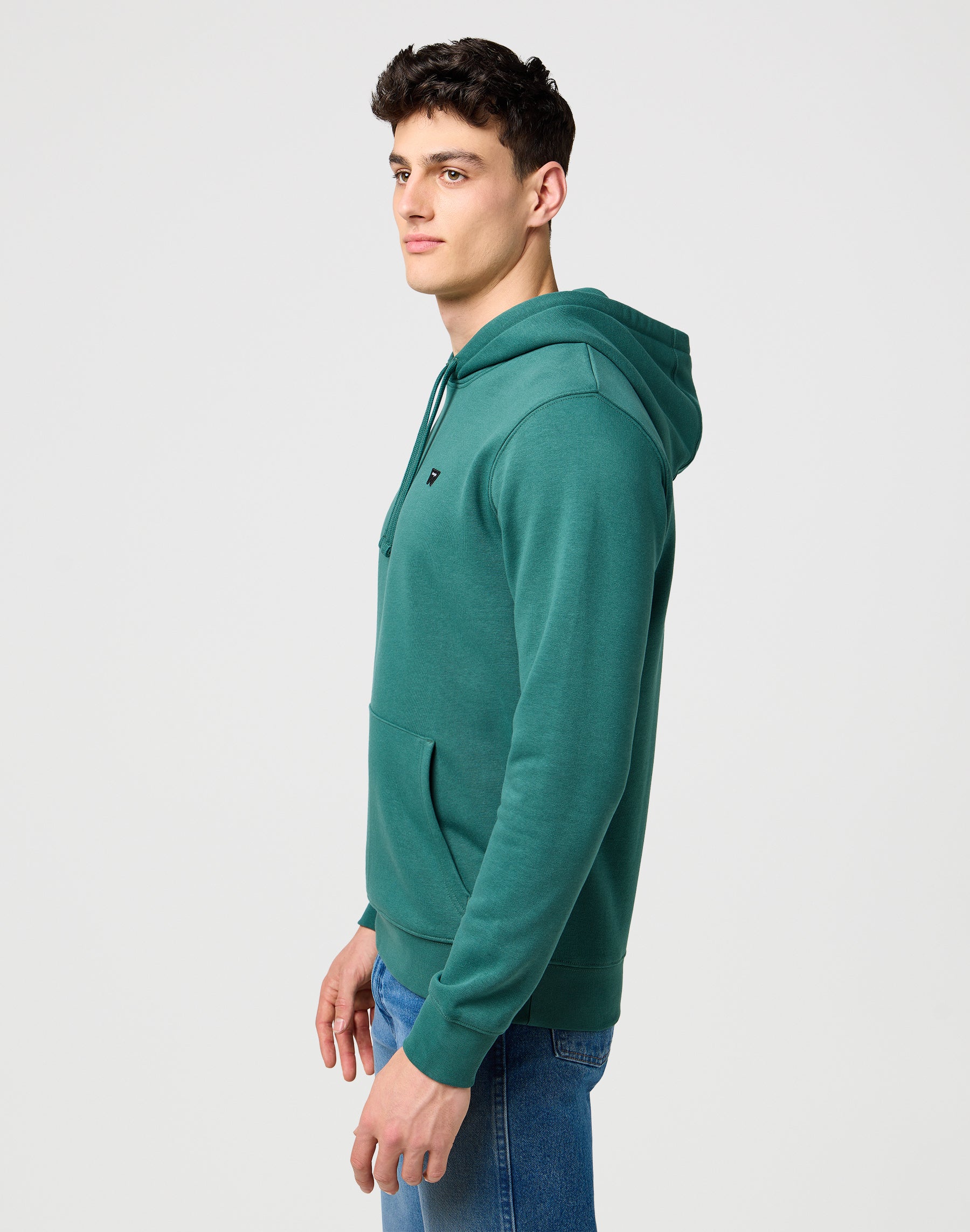 Felpa con cappuccio Sign Off in Bistro Green Hoodie Wrangler