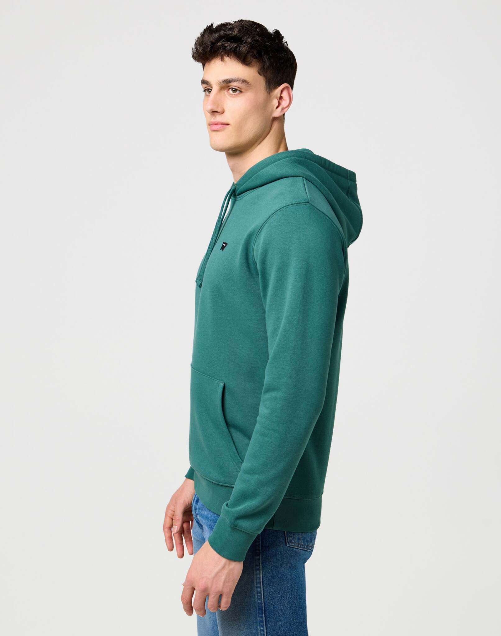 Felpa con cappuccio Sign Off in Bistro Green Hoodie Wrangler