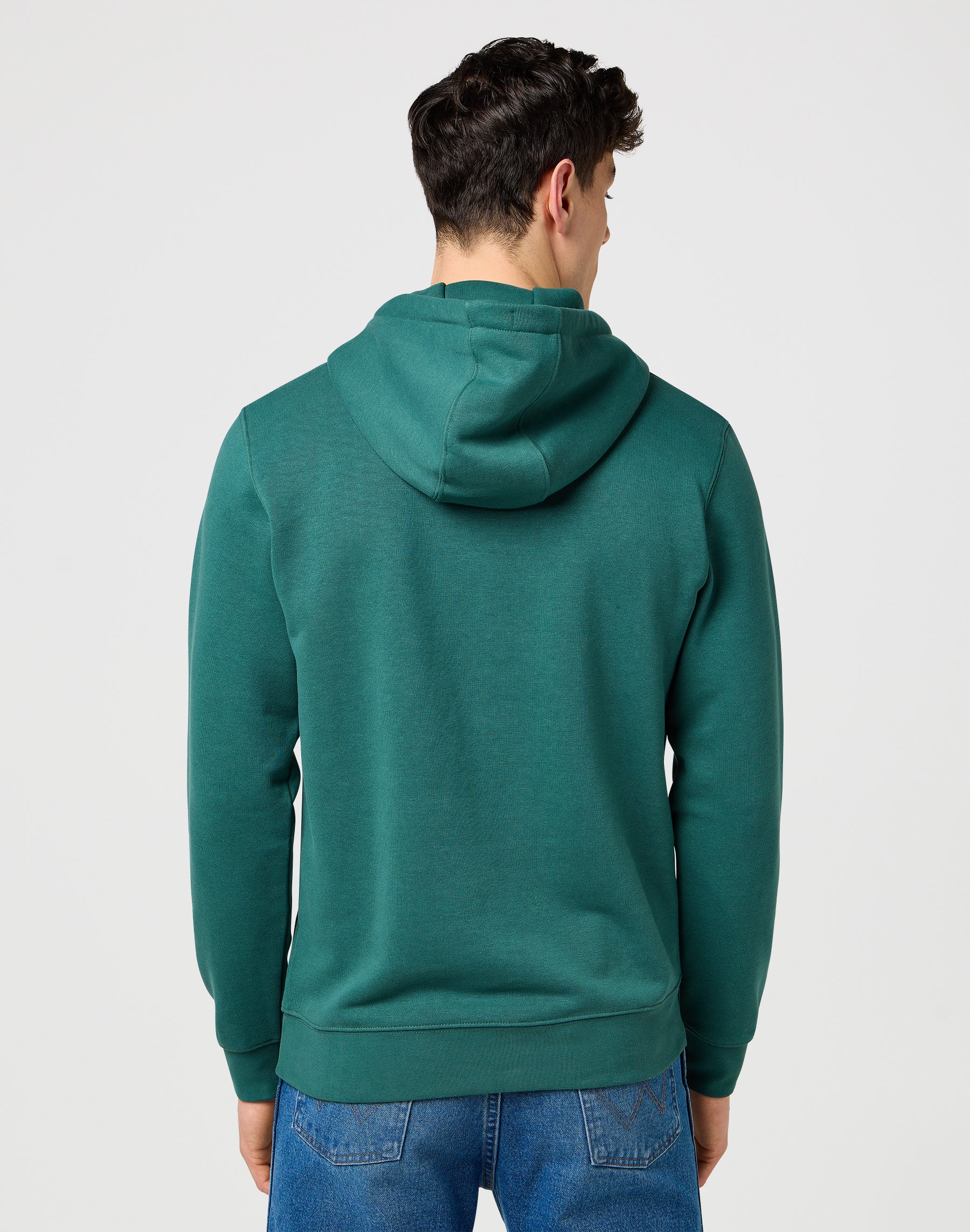 Felpa con cappuccio Sign Off in Bistro Green Hoodie Wrangler