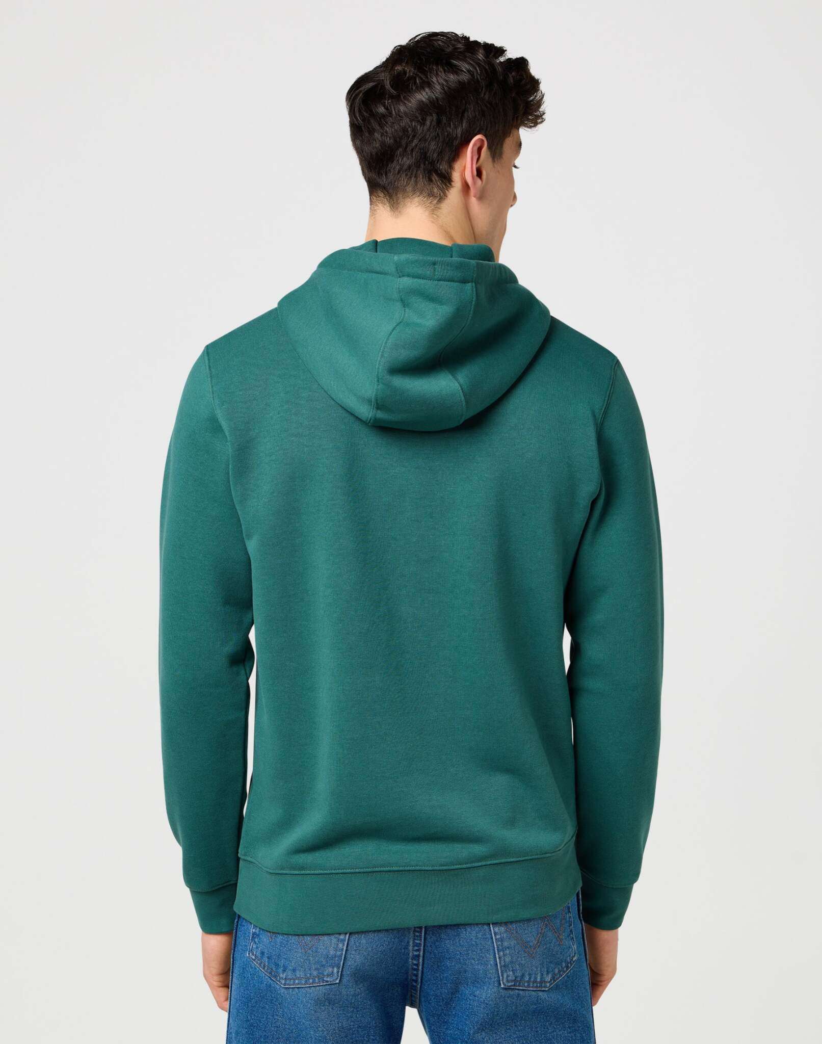 Felpa con cappuccio Sign Off in Bistro Green Hoodie Wrangler
