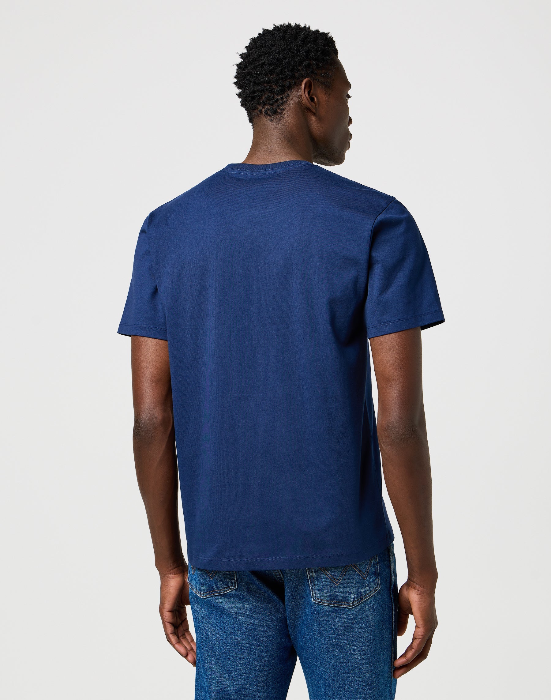 Americana Tee in Navy Magliette Wrangler