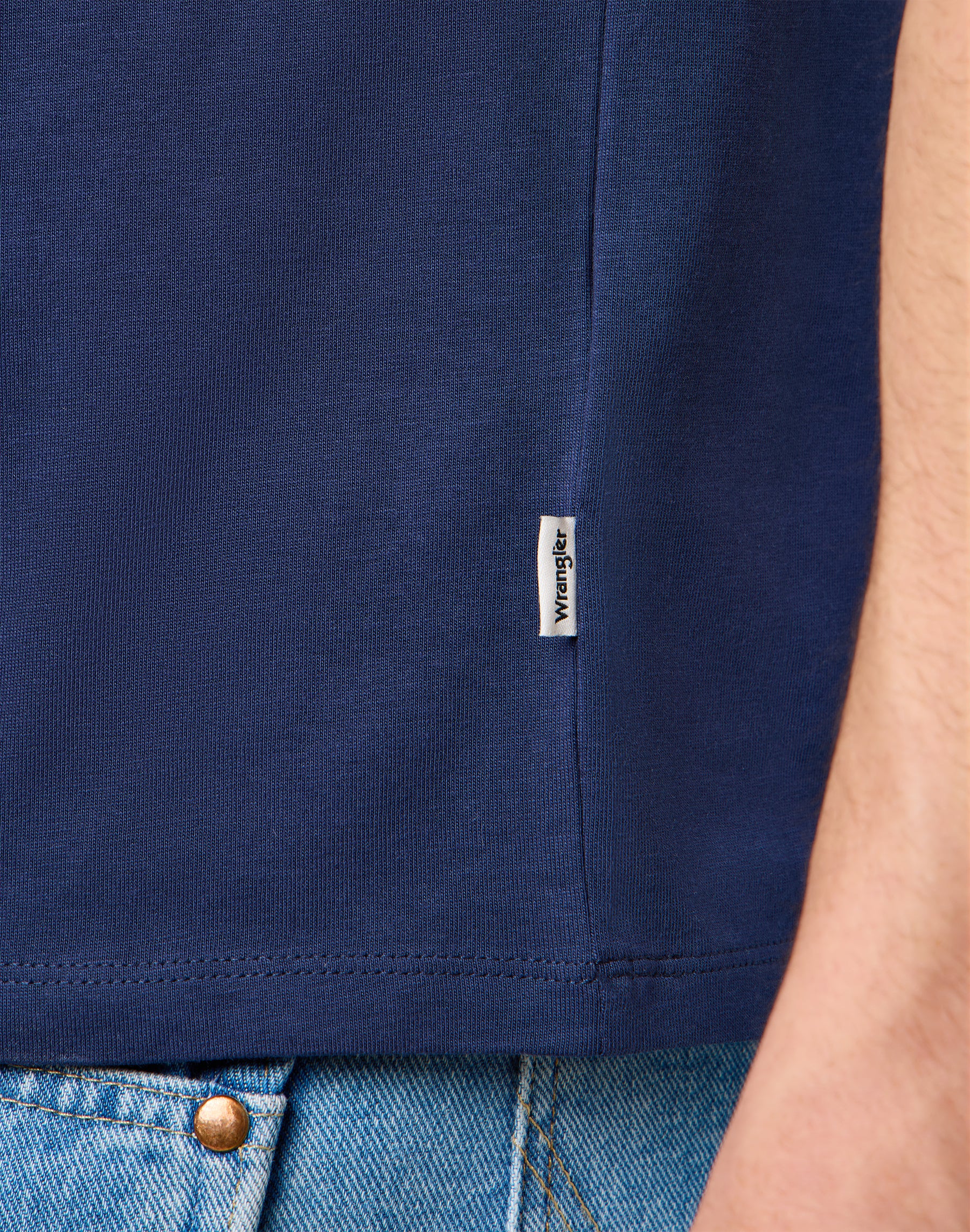 3 Pack Tee in Bianco Navy Nero Magliette Wrangler