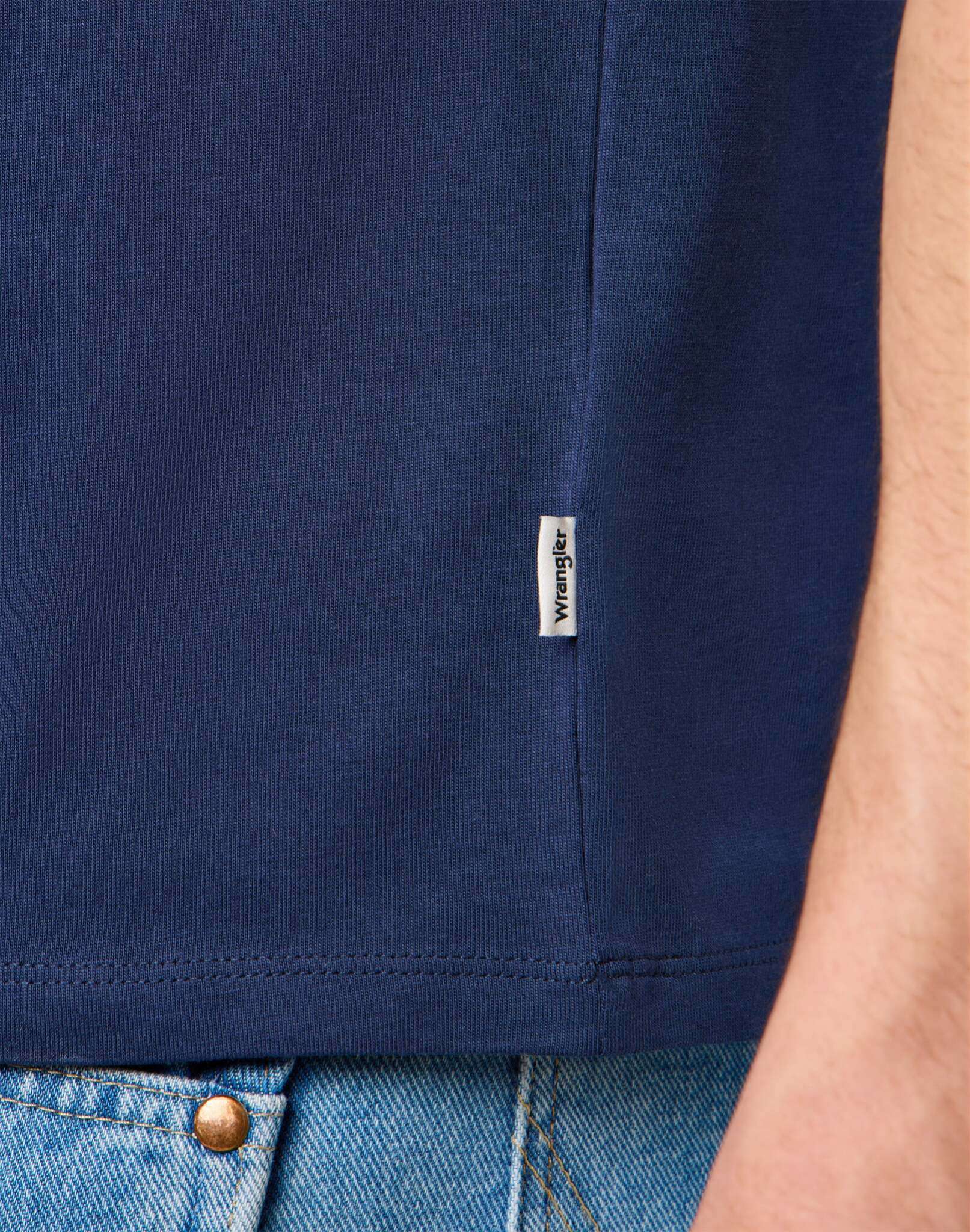 3 Pack Tee in Bianco Navy Nero Magliette Wrangler