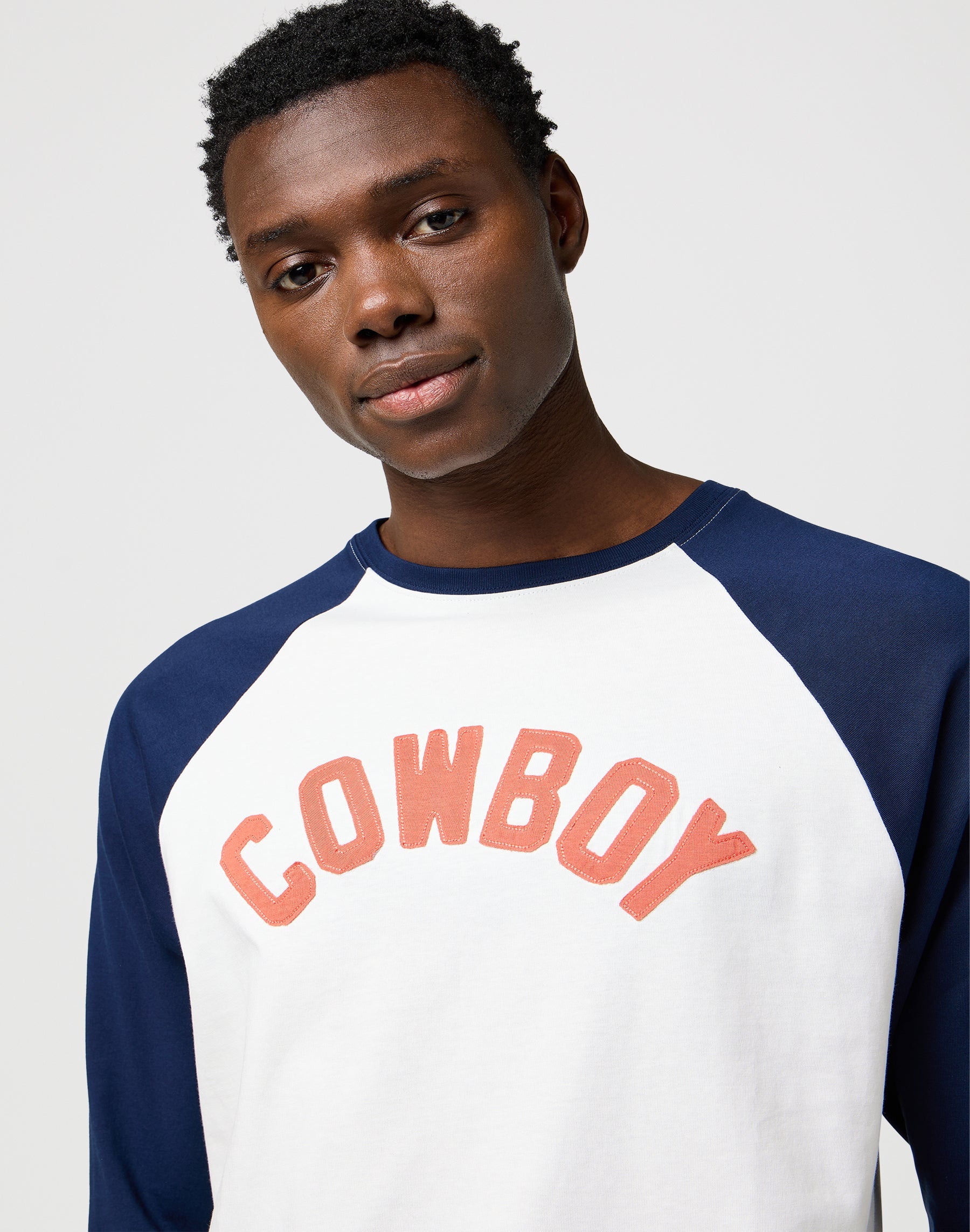 Maglietta da baseball Ls in nero Iris T-Shirt Wrangler