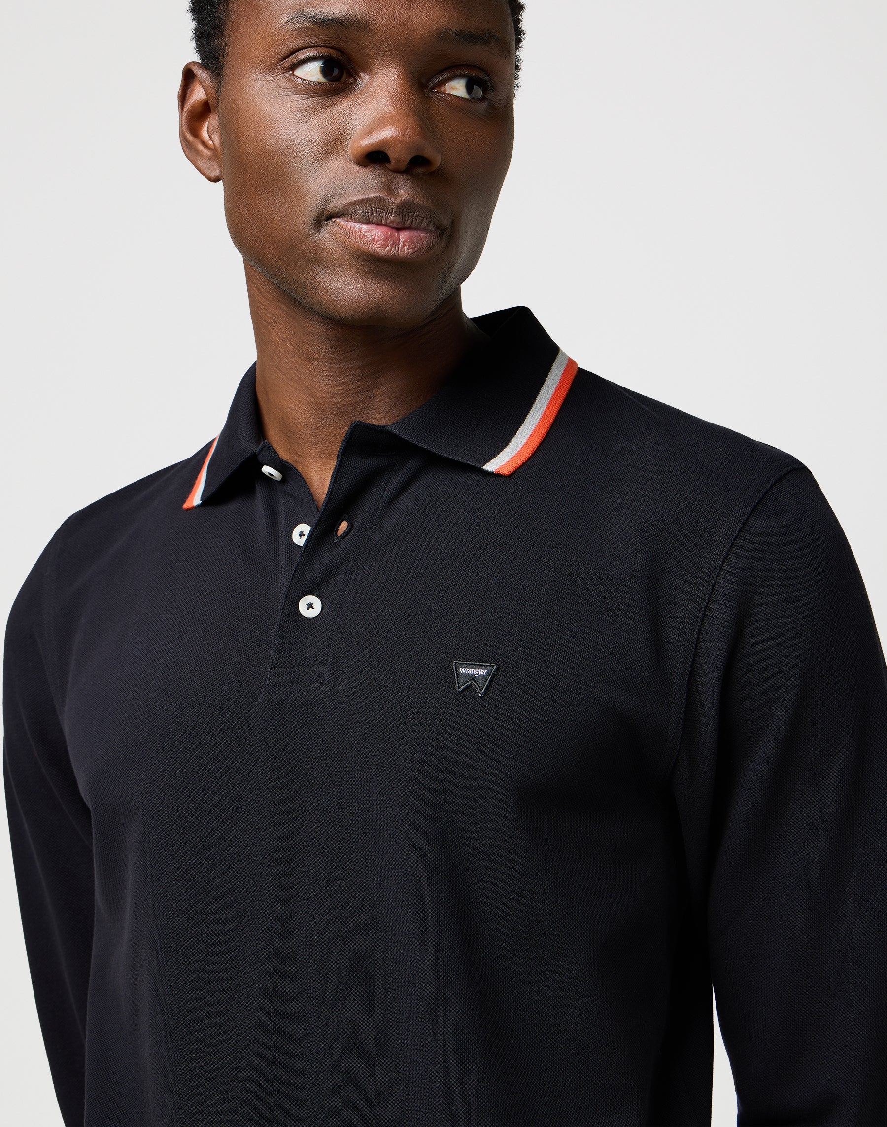 Polo Ls in nero Magliette Wrangler