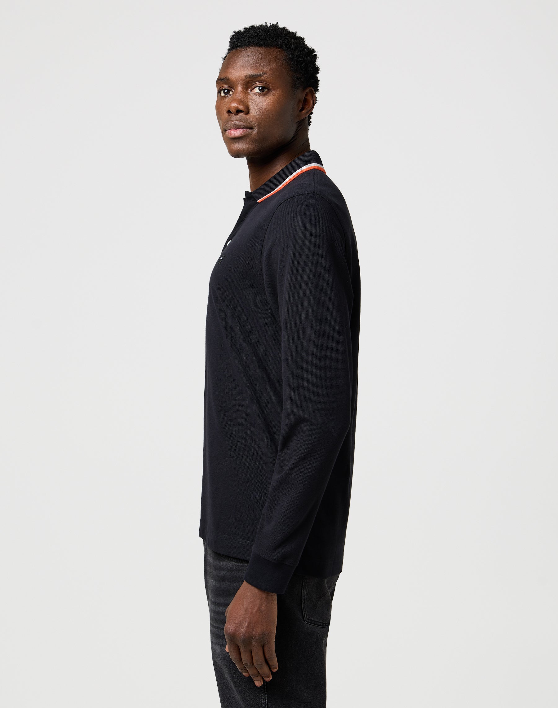 Polo Ls in nero Magliette Wrangler