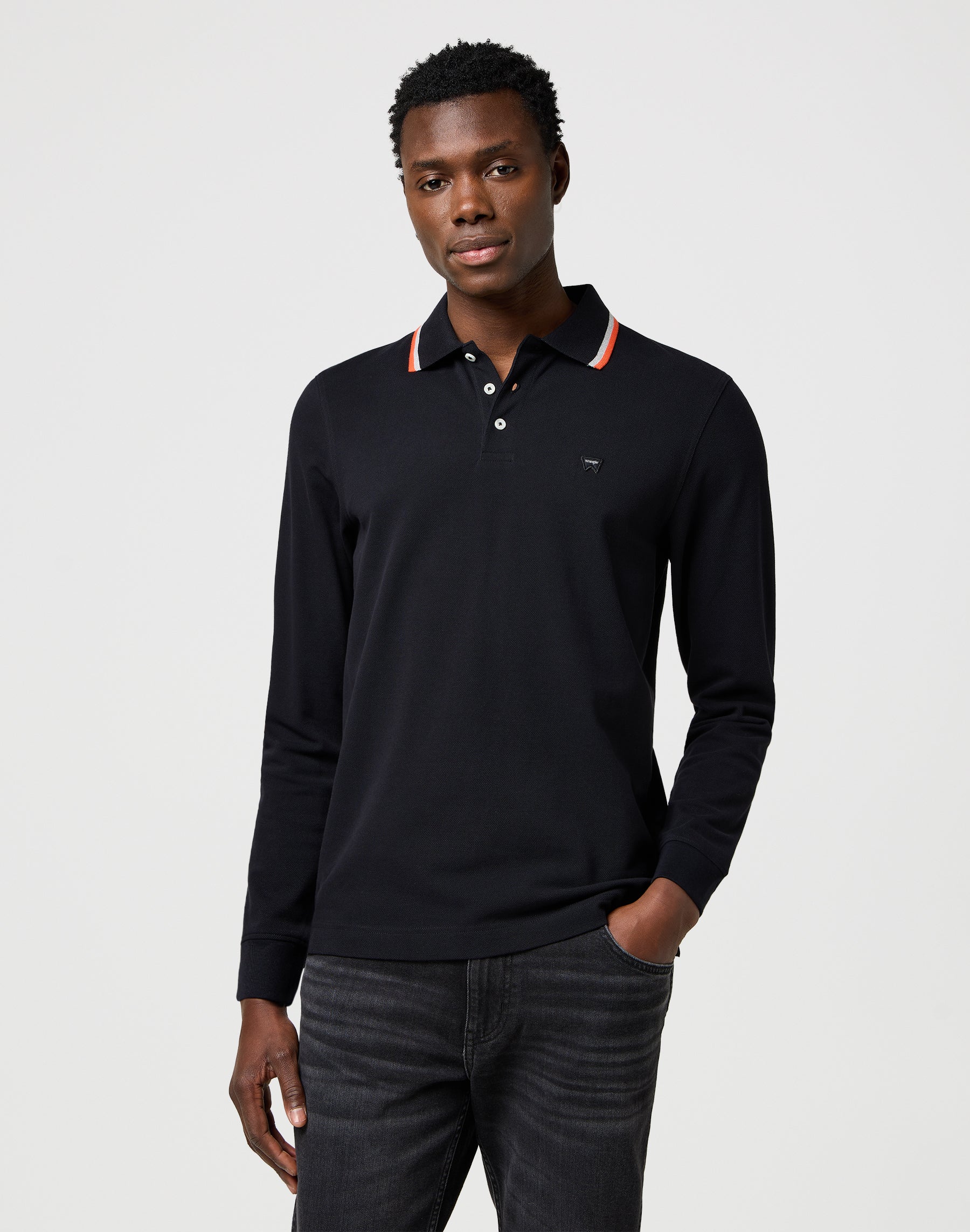Polo Ls in nero Magliette Wrangler