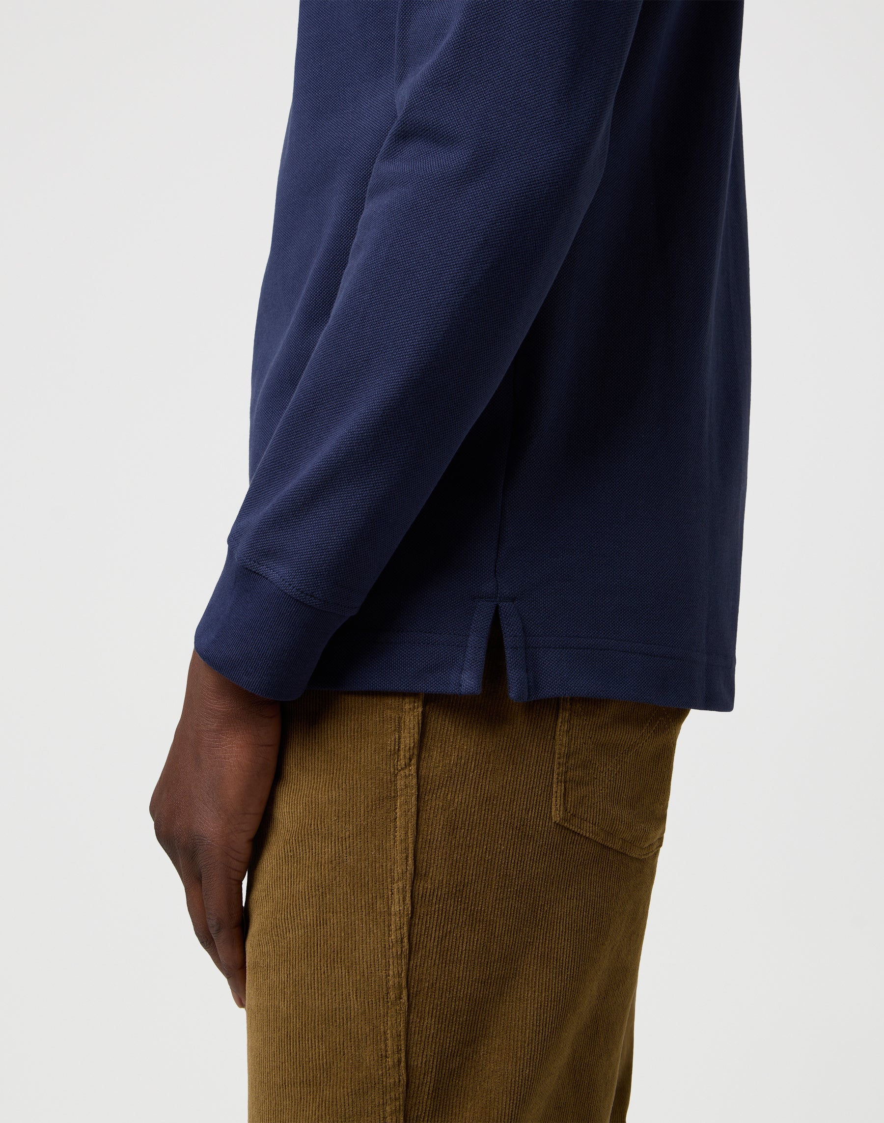 Polo Ls in T-shirt Wrangler Navy