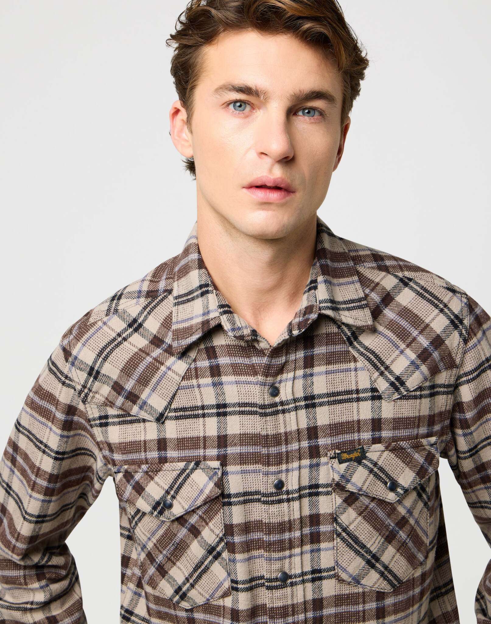 Camicia Western in nero ricco Camicie Wrangler