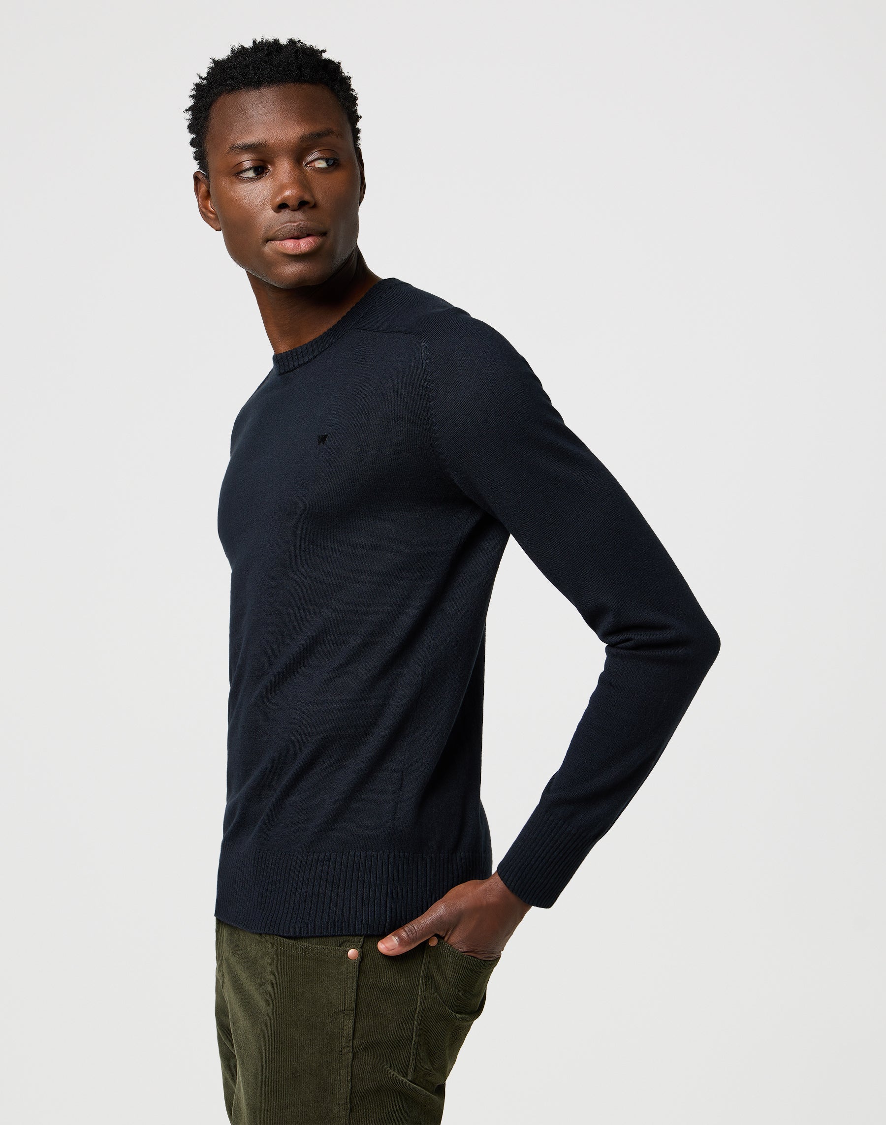 Maglione in maglia nera Maglioni Wrangler