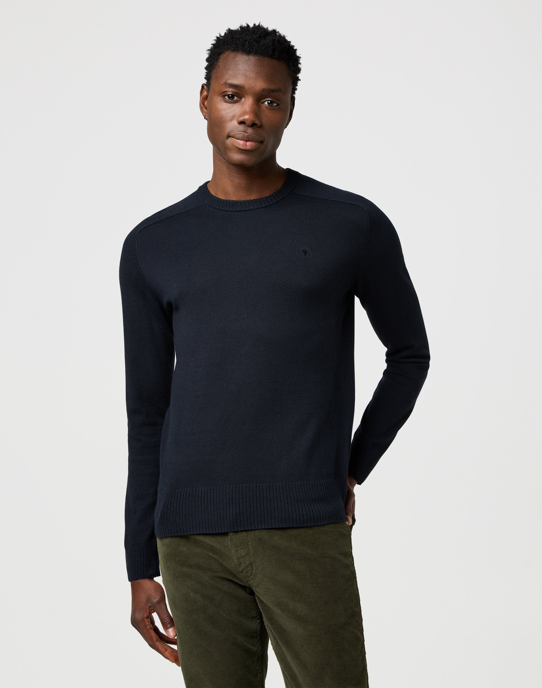 Maglione in maglia nera Maglioni Wrangler
