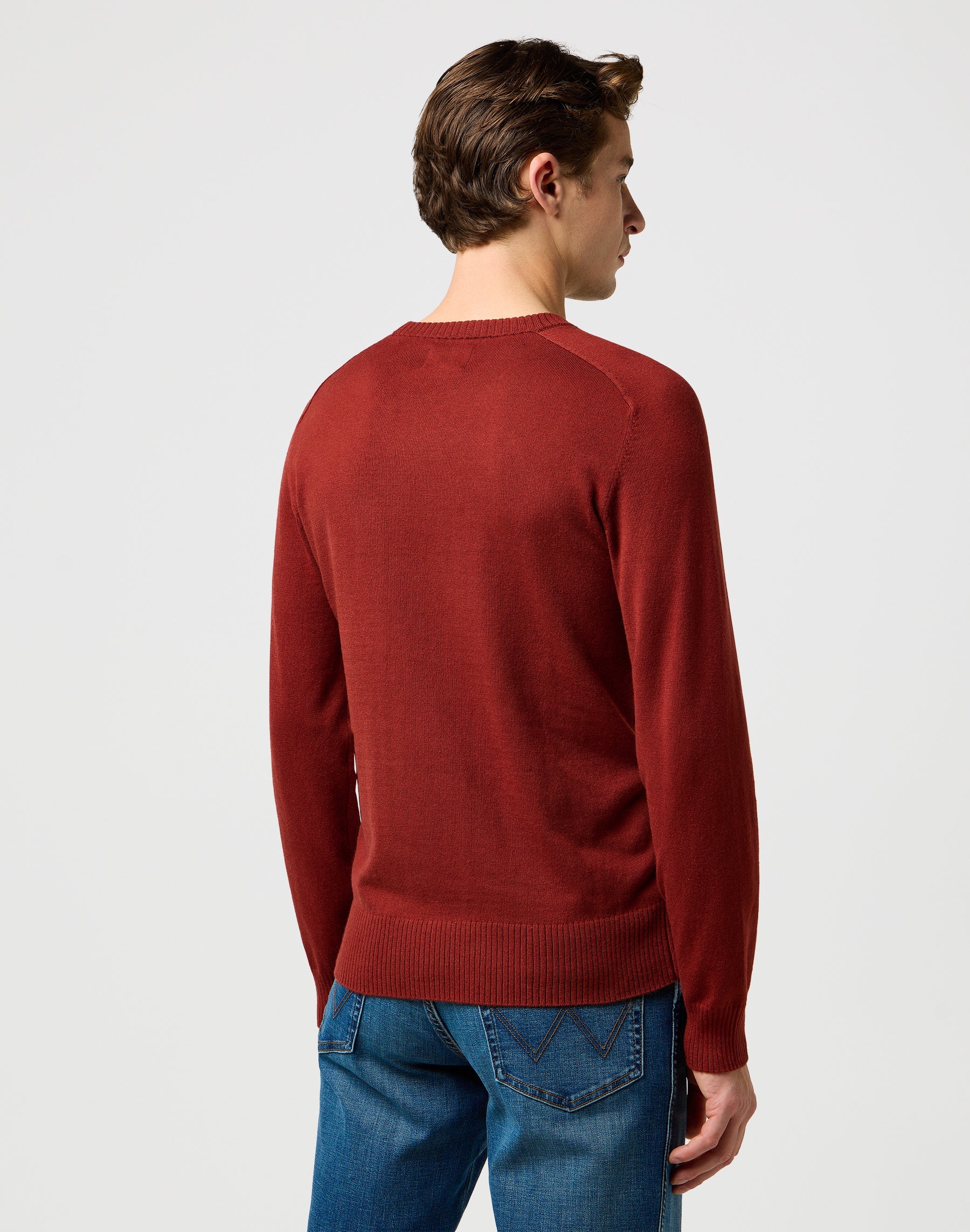 Maglione a maglia in mattone cotto Maglioni Wrangler