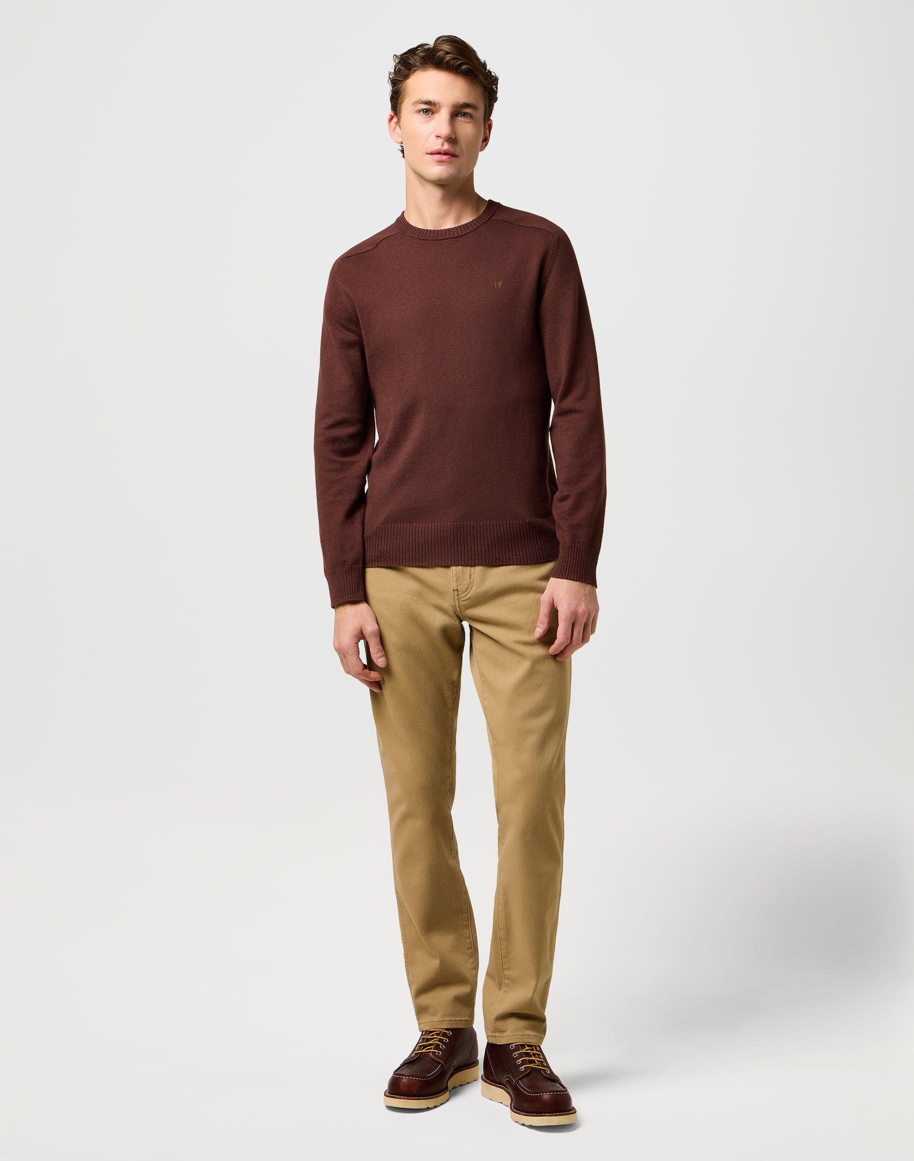 Maglione a maglia in mogano Maglioni Wrangler