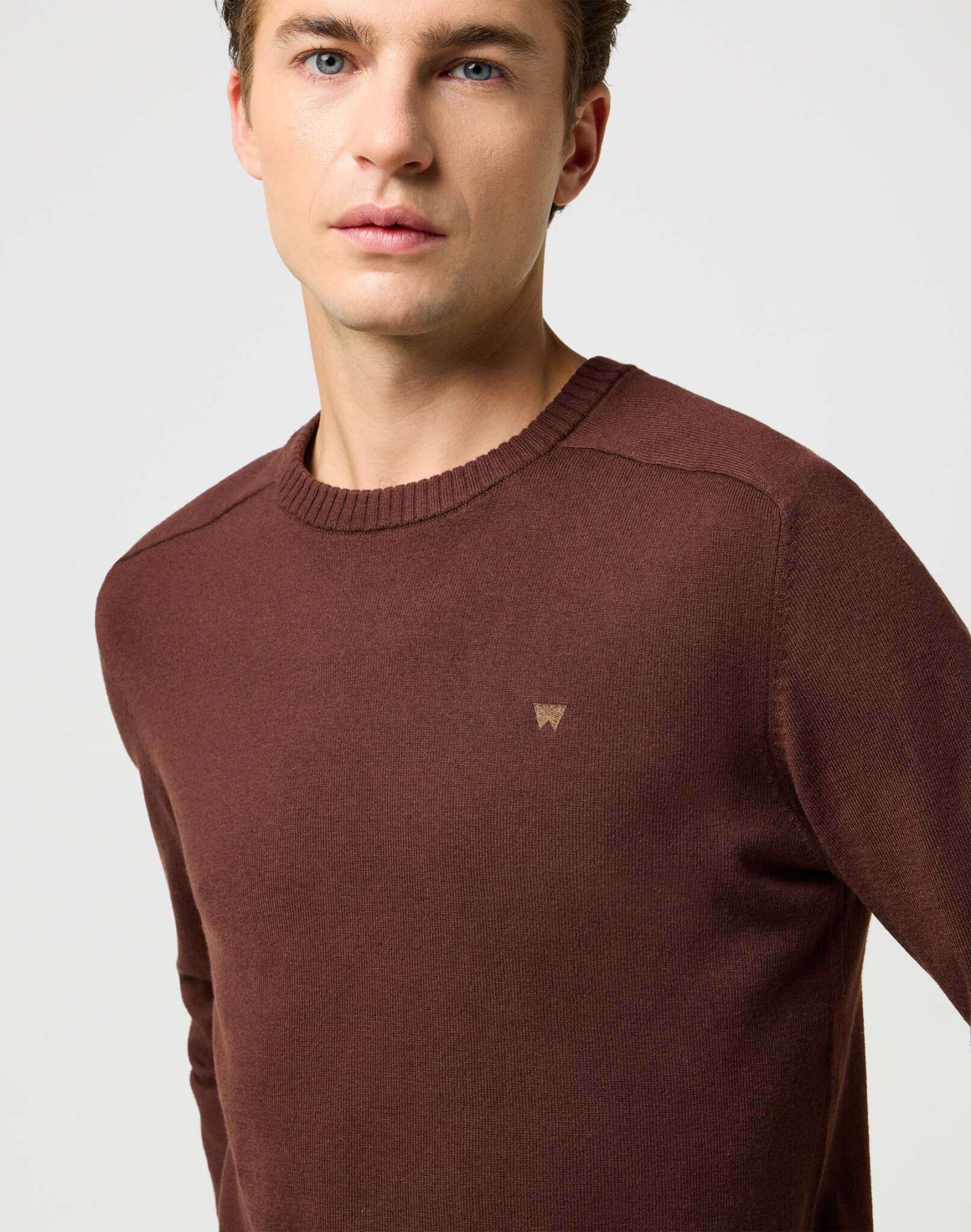 Maglione a maglia in mogano Maglioni Wrangler