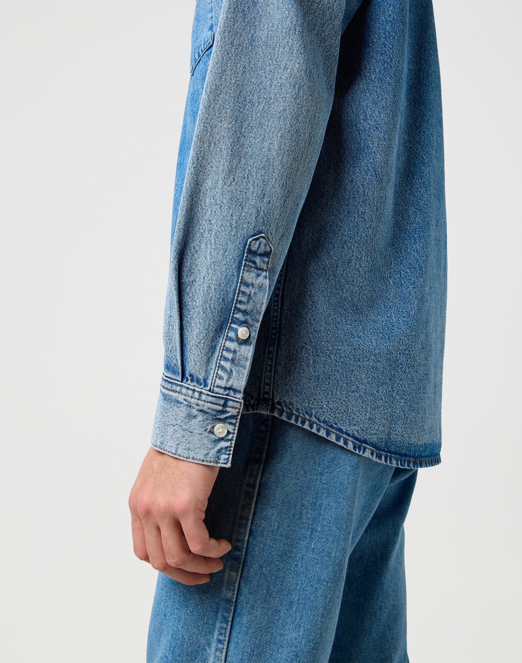 Camicia 1 Pkt in Indigo Valley Camicie Wrangler