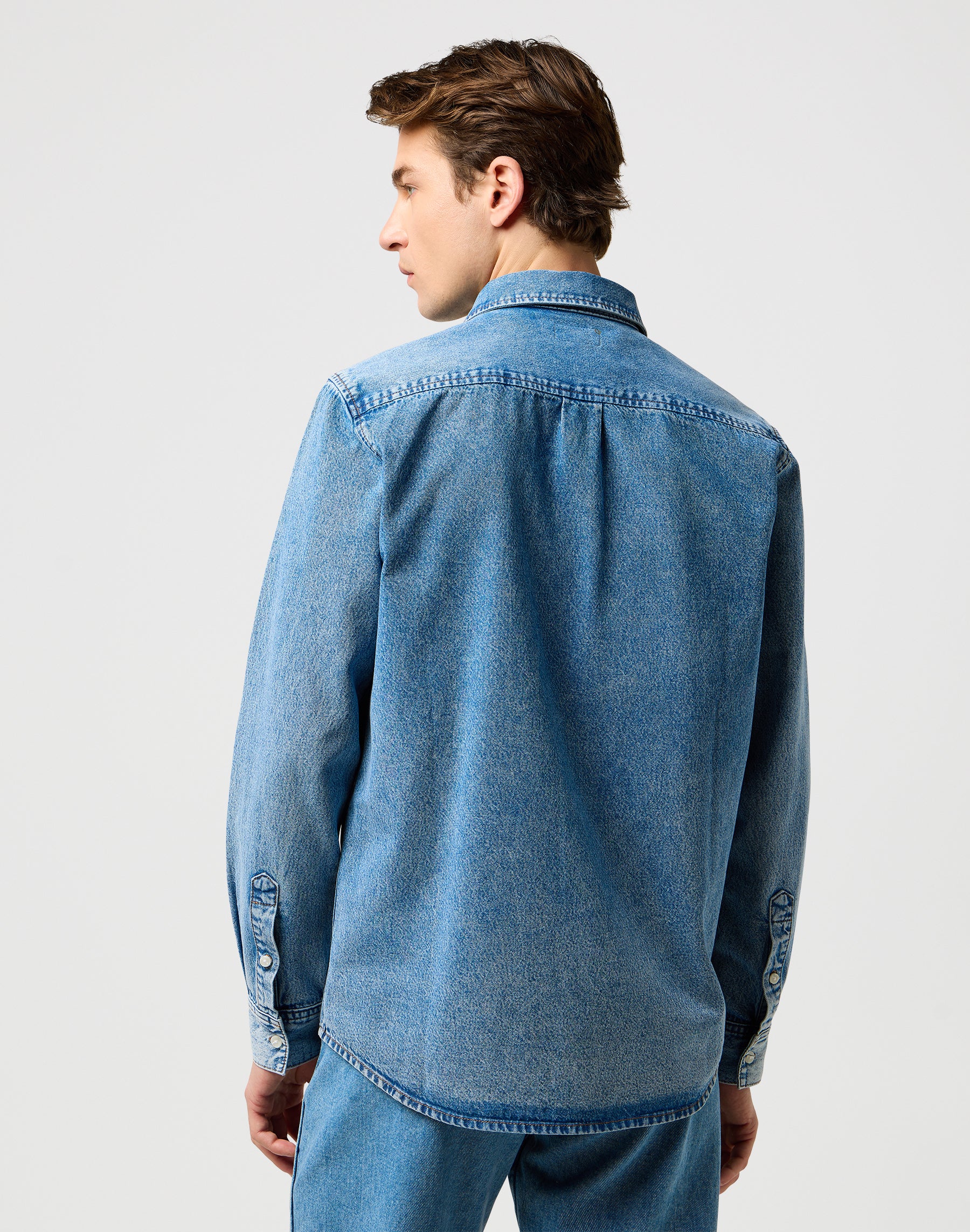Camicia 1 Pkt in Indigo Valley Camicie Wrangler