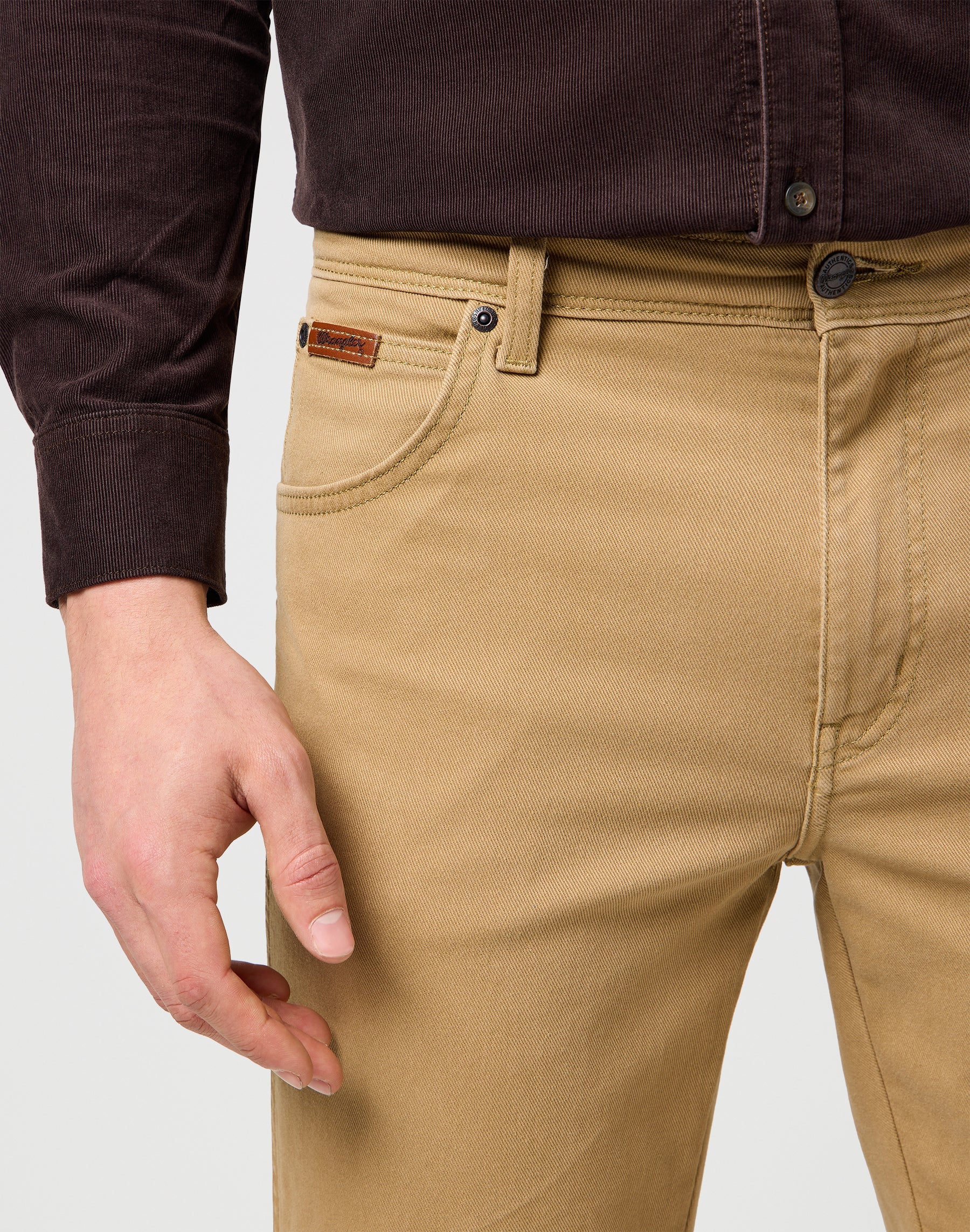 Texas in pantaloni occhio di tigre Wrangler