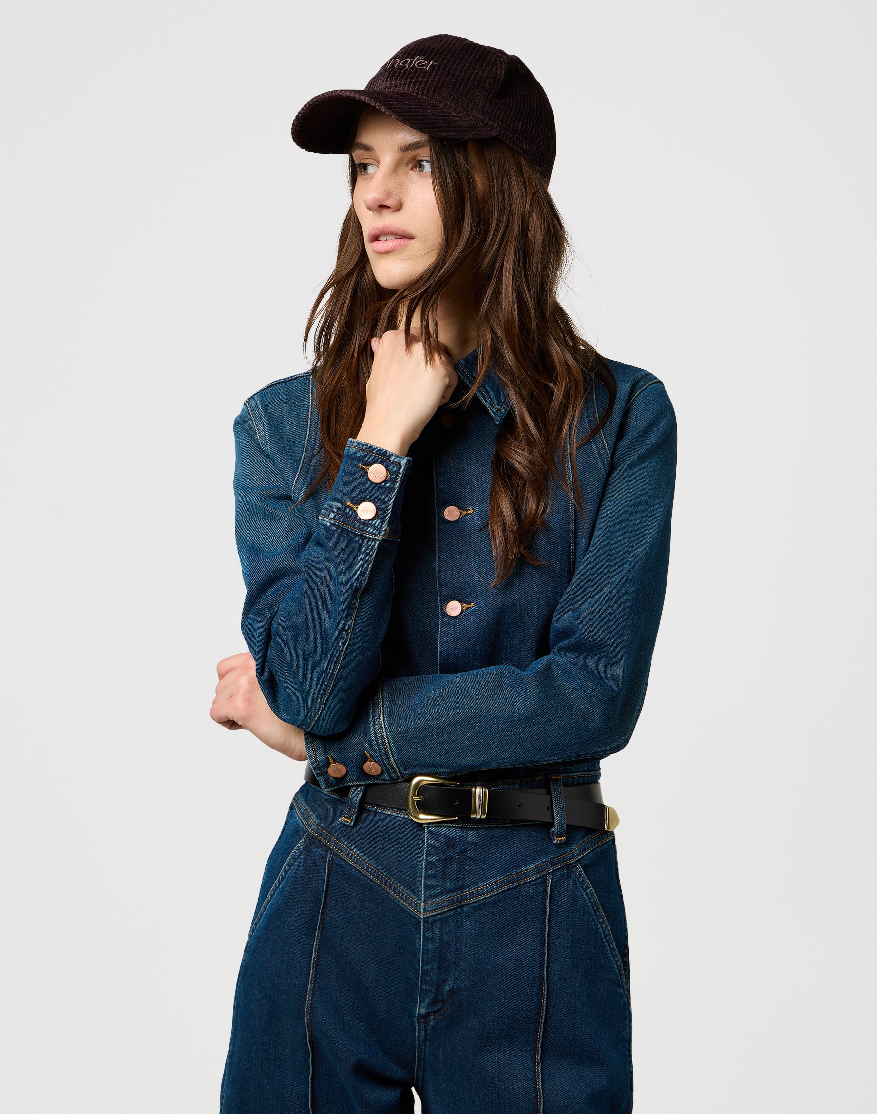 Cappello di velluto a coste in berretto talpa Wrangler