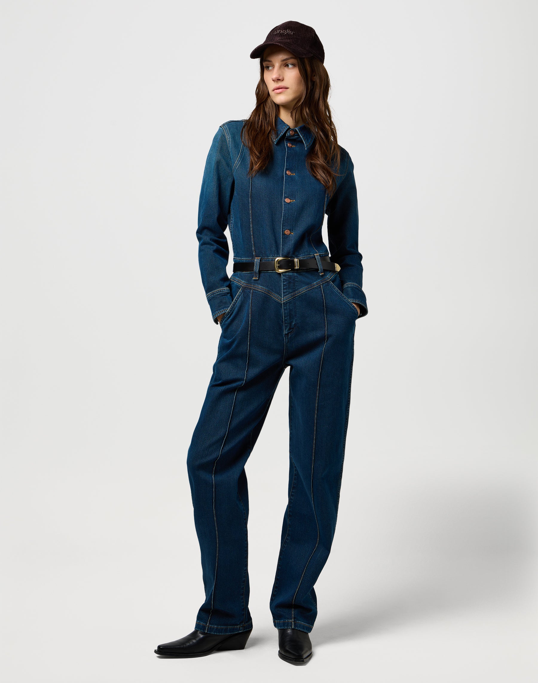 Cappello di velluto a coste in berretto talpa Wrangler