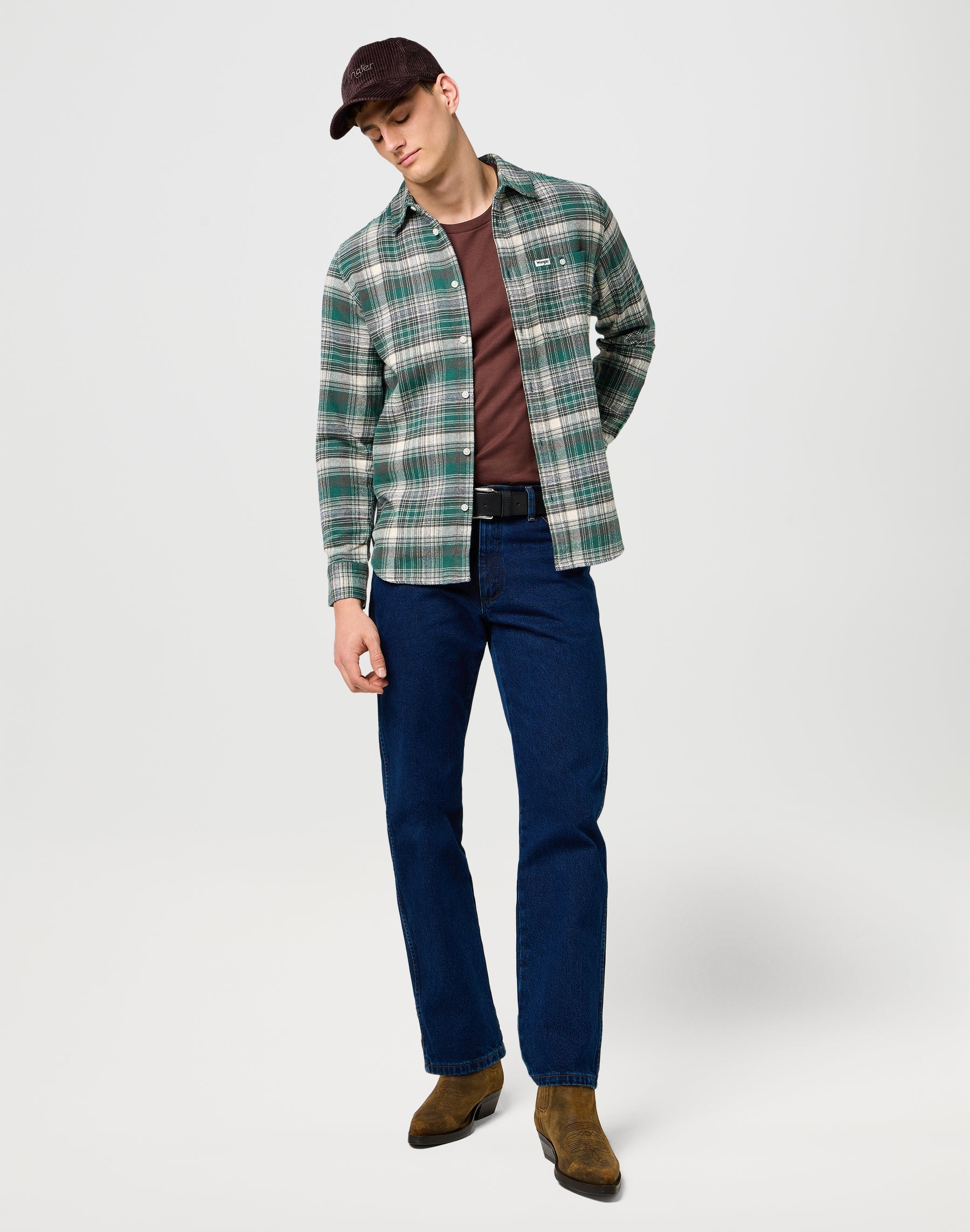 Cappello di velluto a coste in berretto talpa Wrangler