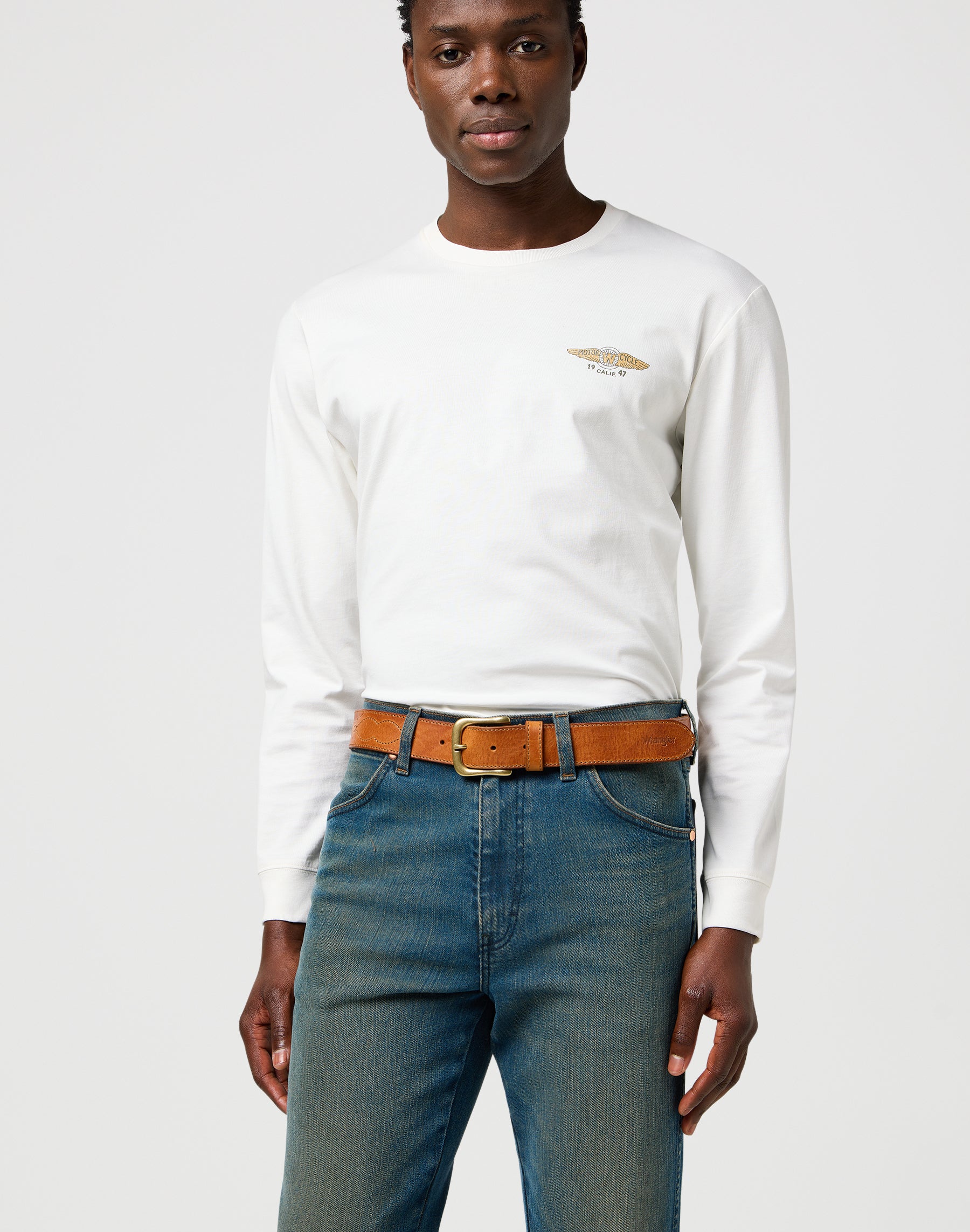 Cintura Western Stitch in Cognac Cintura Wrangler