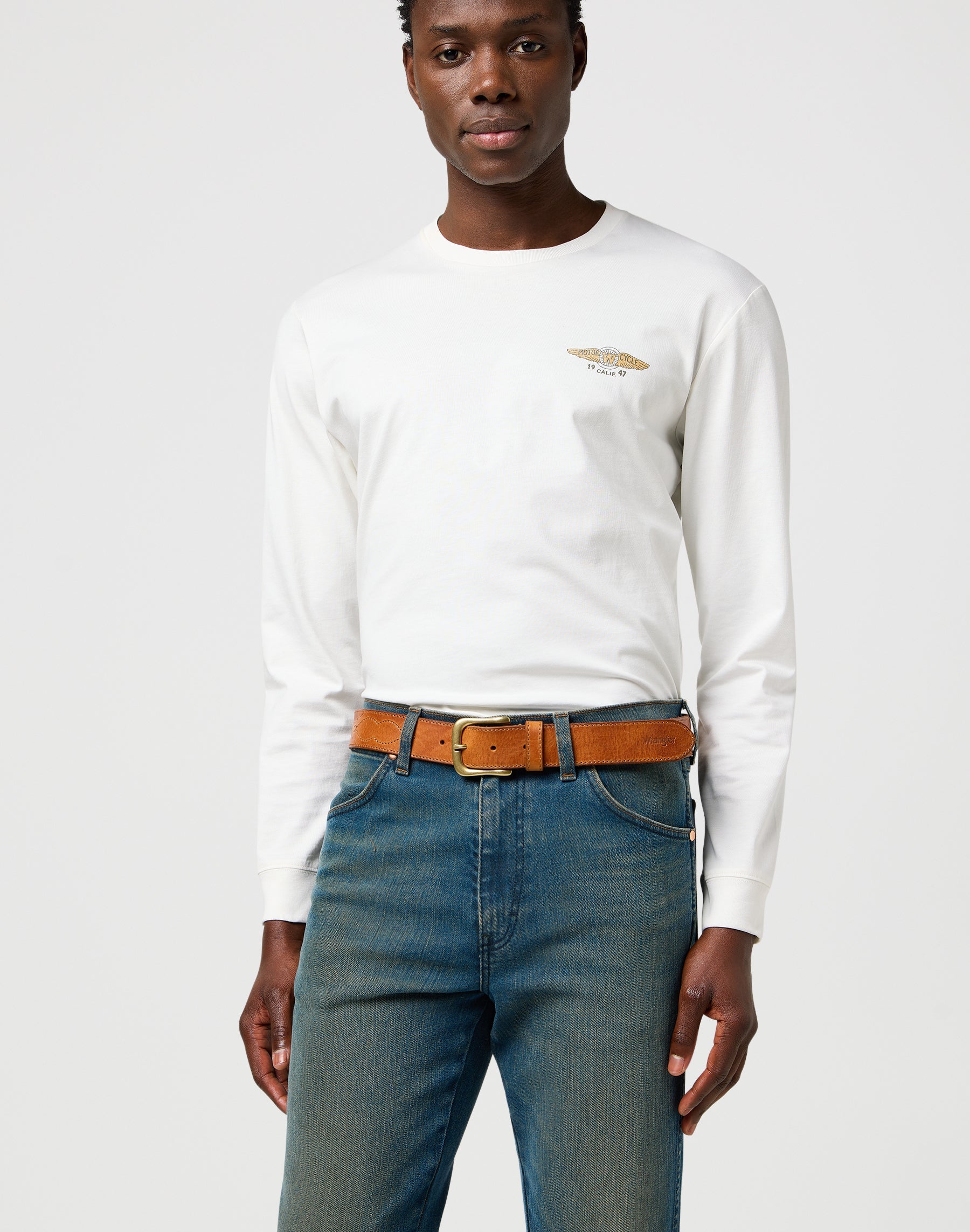 Cintura Western Stitch in Cognac Cintura Wrangler