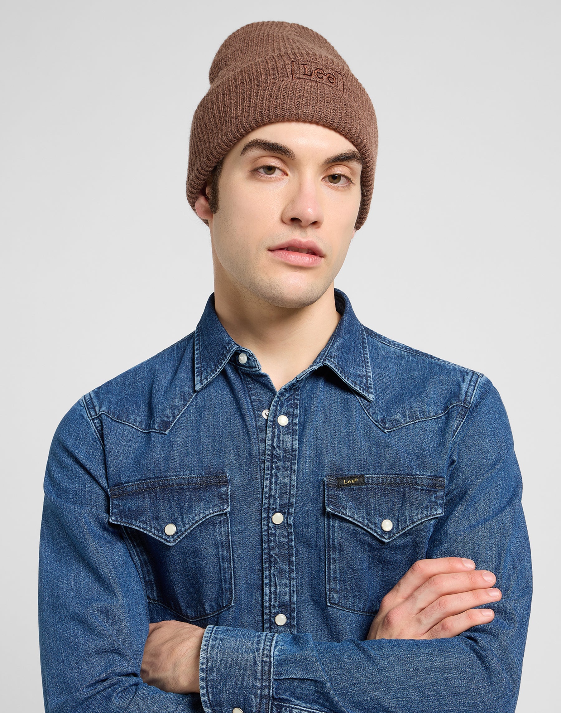 Berretto Core in marrone di lusso Lee