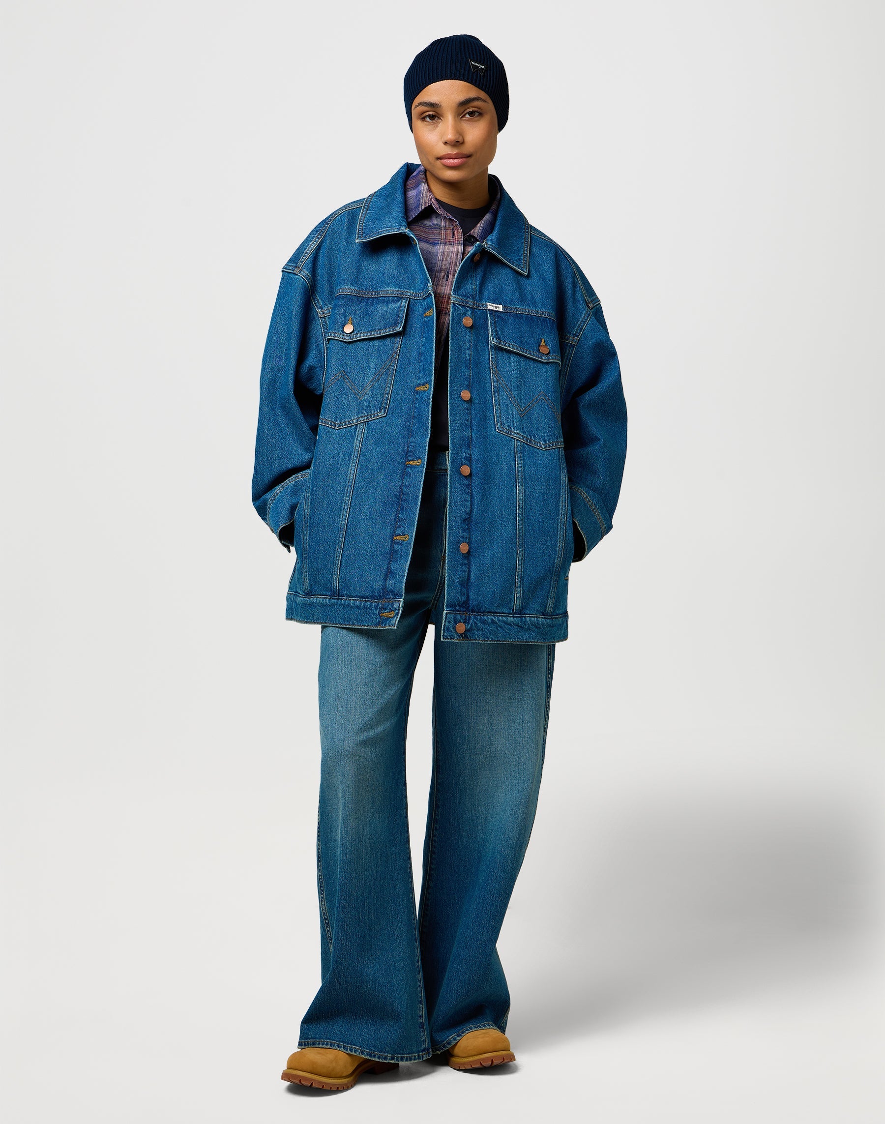 Berretto Easy in cappelli blu Wrangler