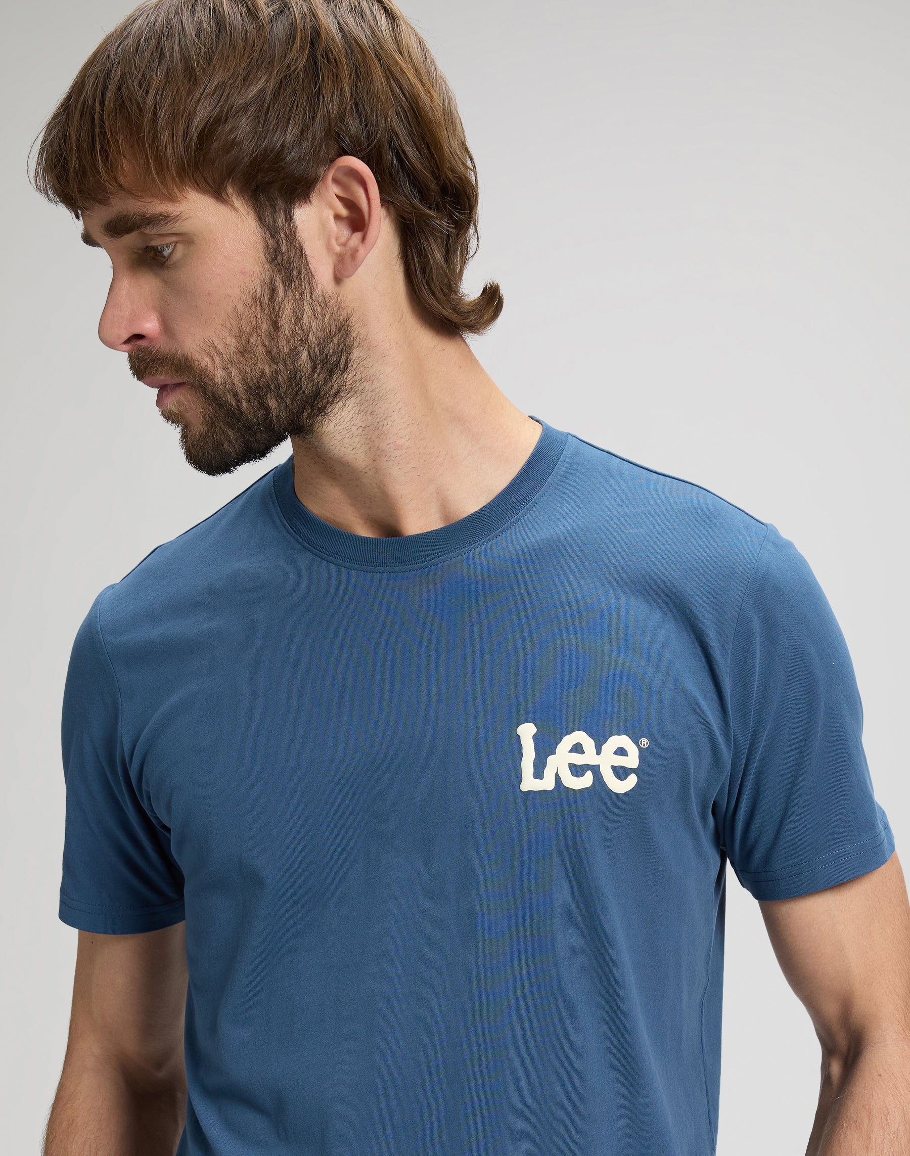 Lee Wobbly Lee taglia media in blu accademia Magliette Lee
