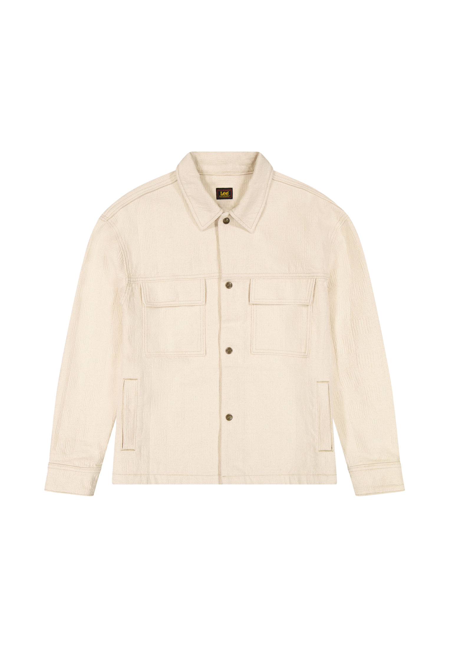 Giacca Jacquard in grigio naturale Giacche Lee