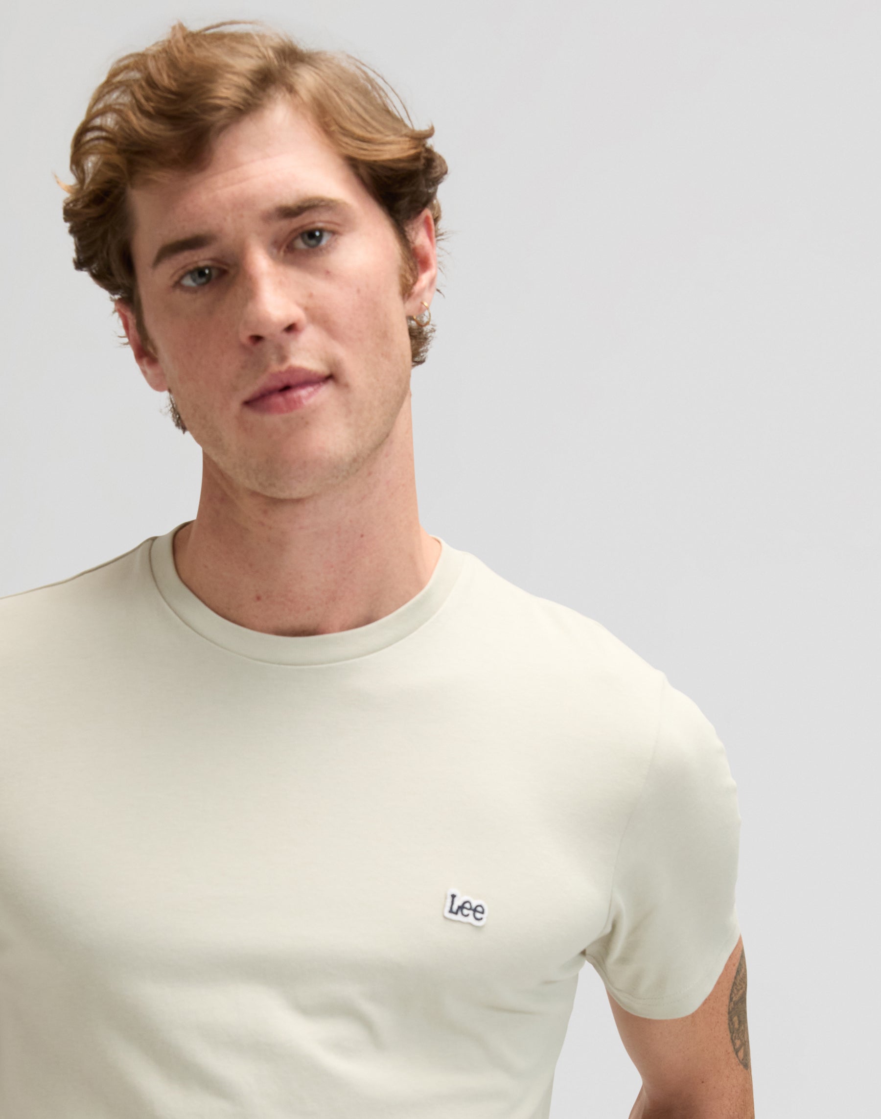 Maglietta con logo Ss Patch in Cove