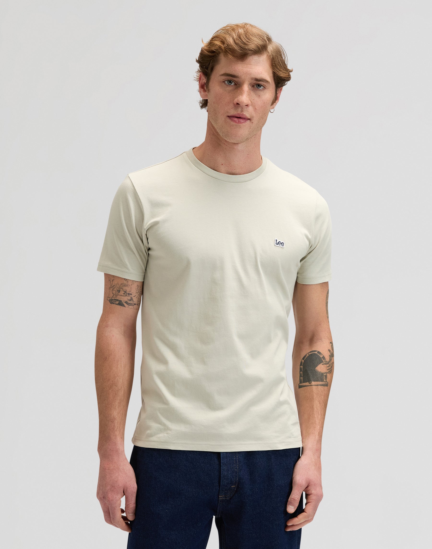 Maglietta con logo Ss Patch in Cove