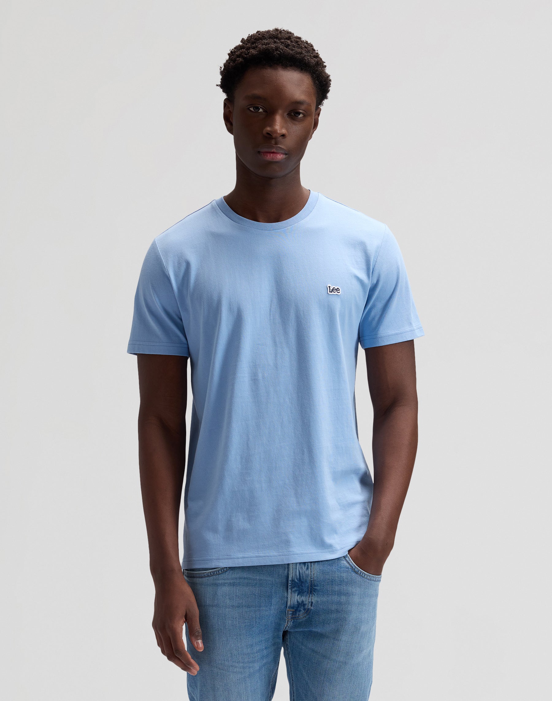 Maglietta con logo Ss Patch in alogeno