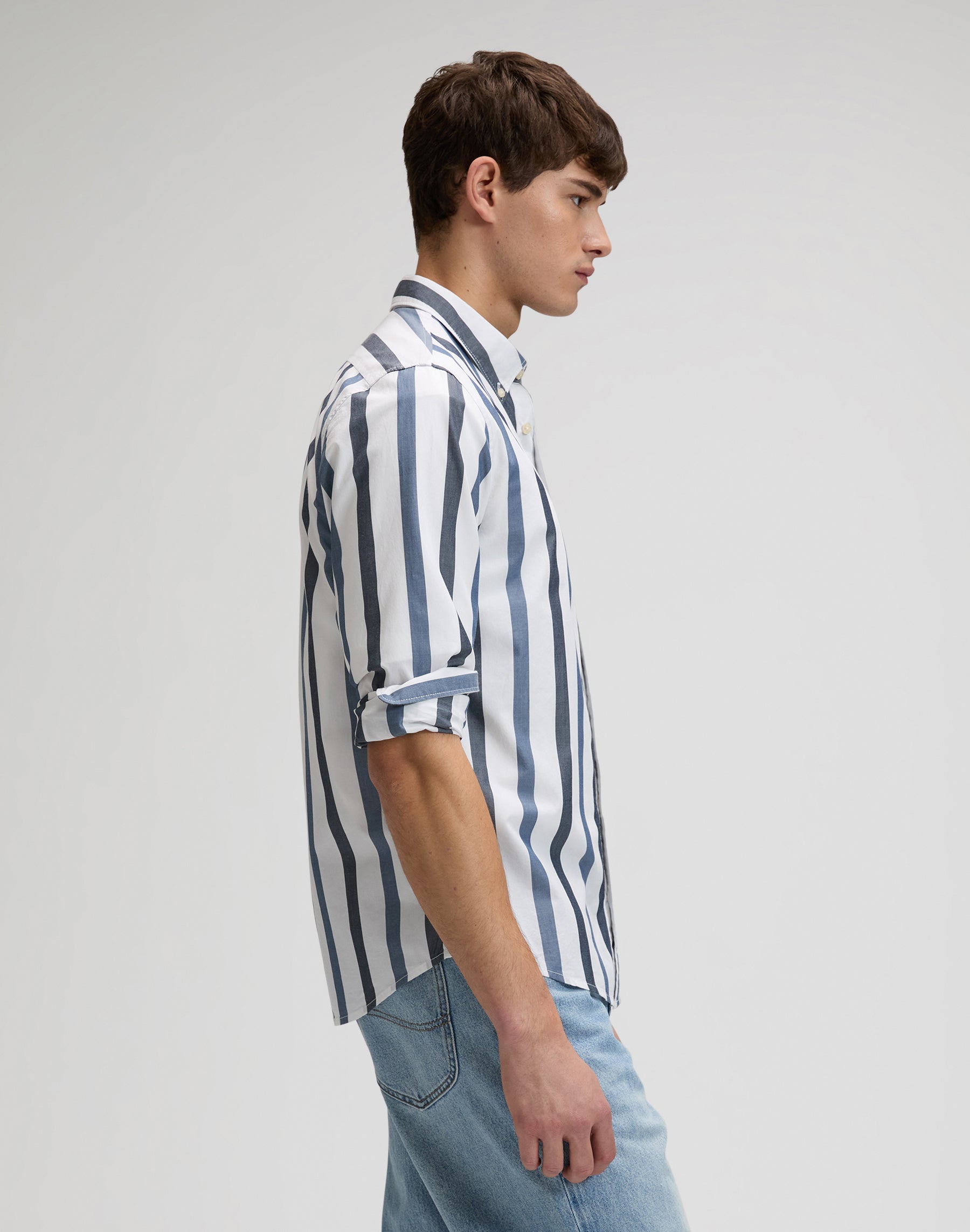 Lee Down in tonalità Rivet Navy Stripe